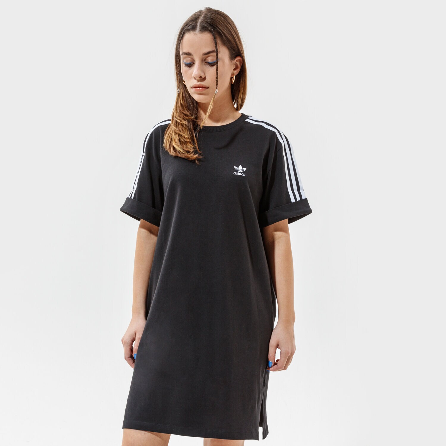 Femei rochii și fuste ADIDAS ROCHIE TEE TRENINGS GN2777 Negru