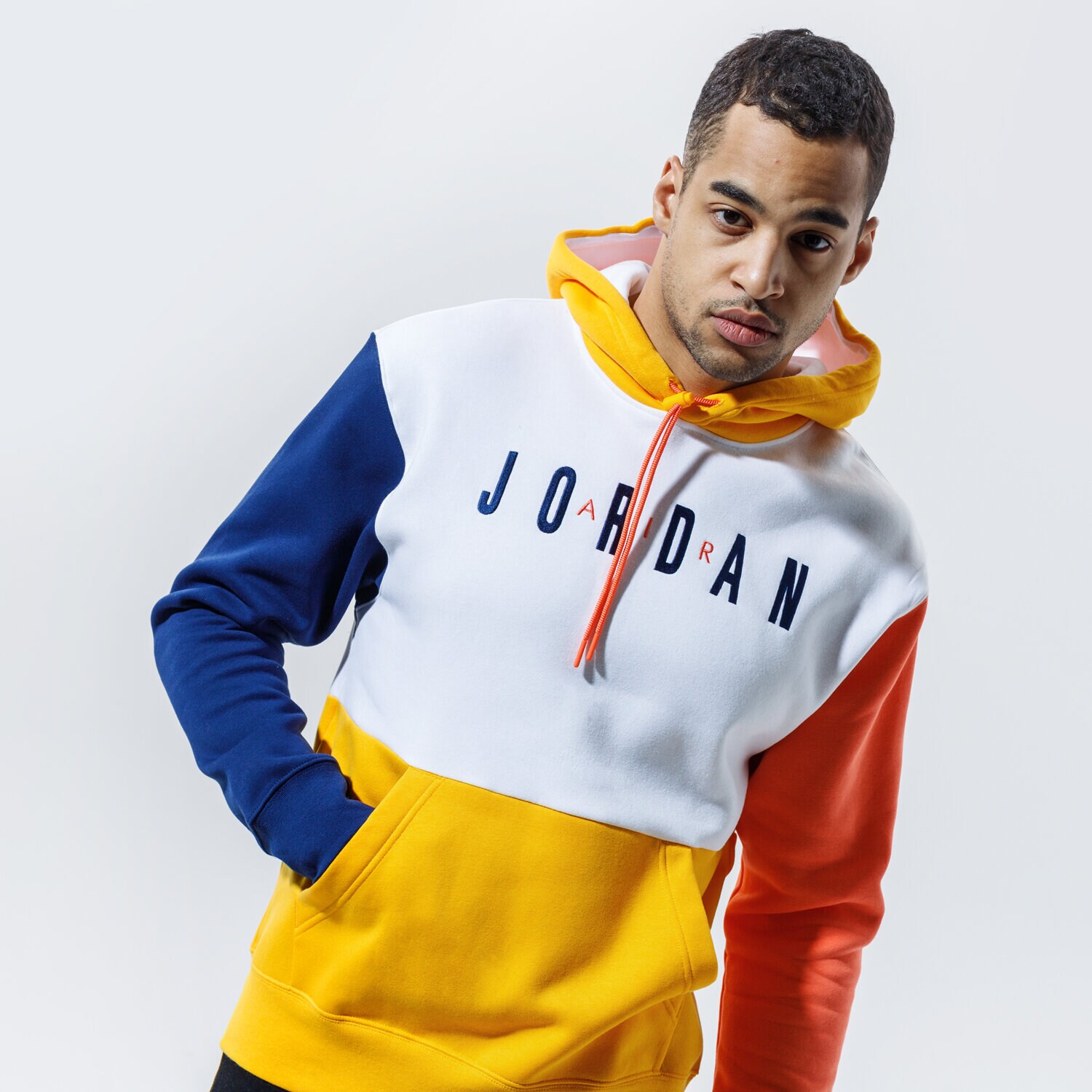 Bărbați bluză JORDAN BLUZĂ CU GLUGĂ JUMPMAN AIR CW8434-100 Mulicolor