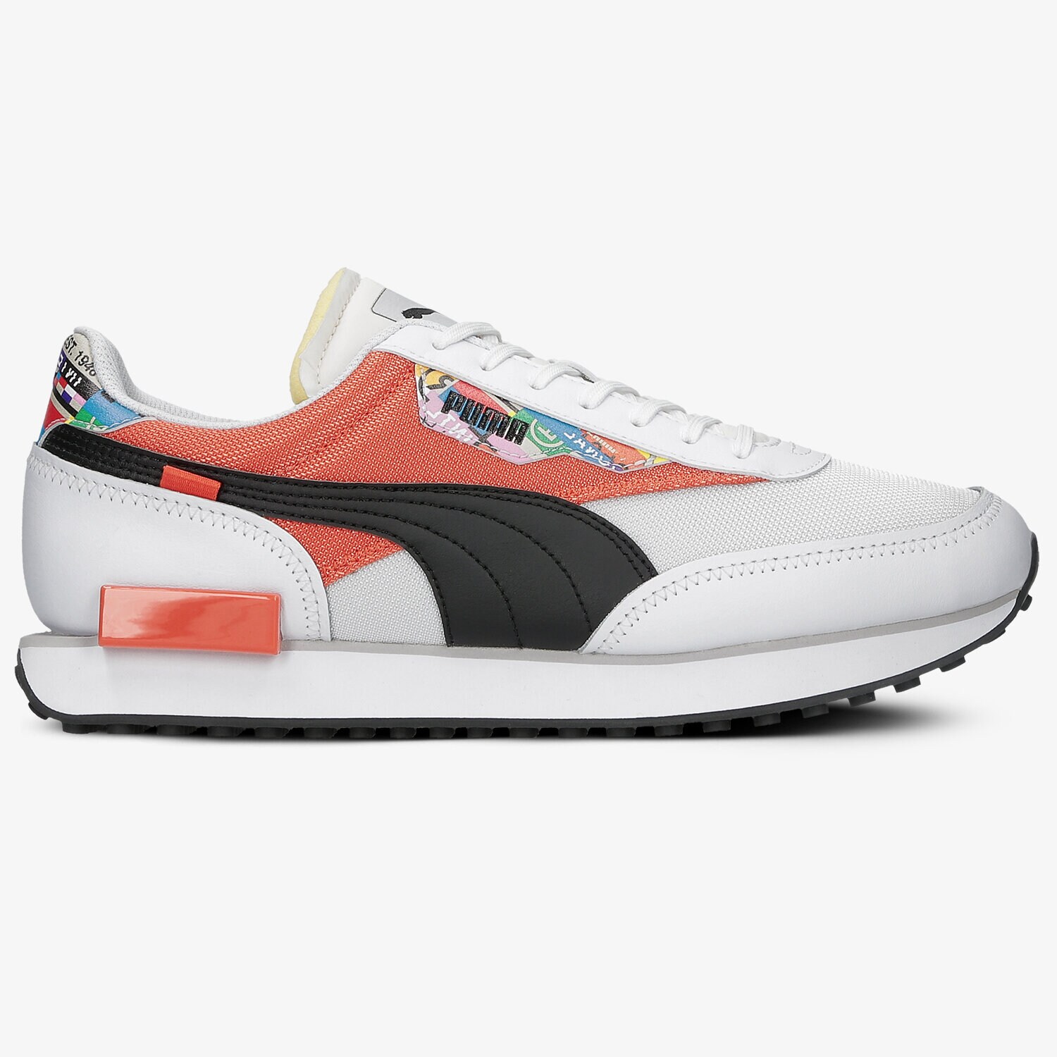 Barbați pantofi sport PUMA FUTURE RIDER INTL GAME 37597101 Alb