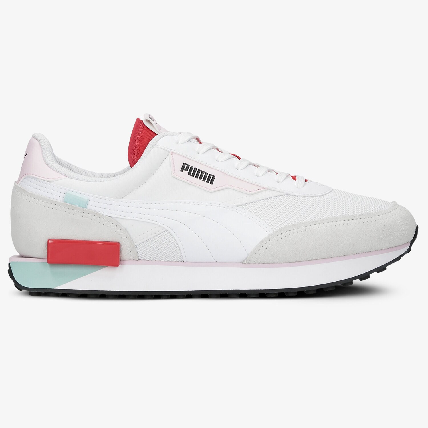 Barbați pantofi sport PUMA FUTURE RIDER NEON PLAY 37338309 Alb