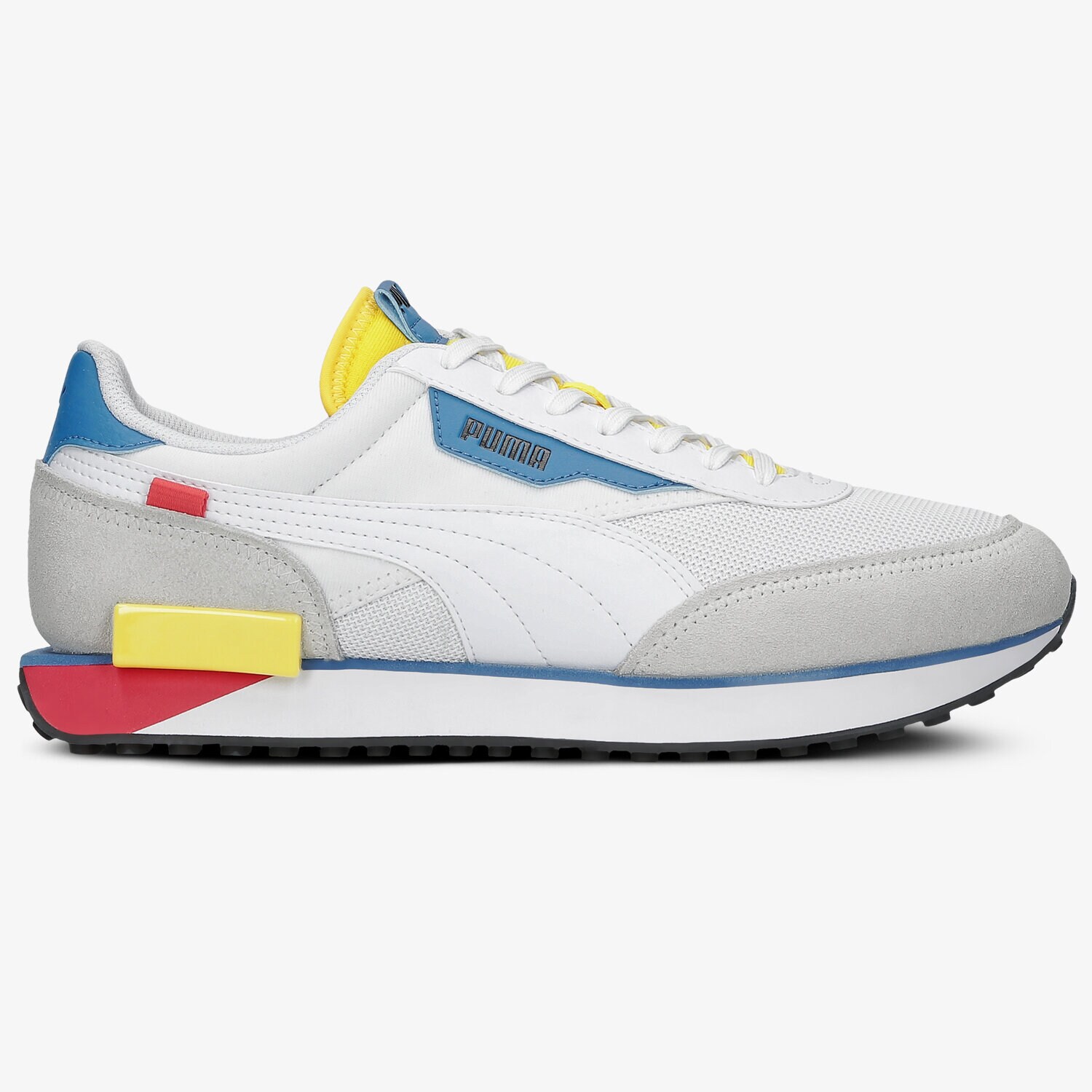 Barbați pantofi sport PUMA FUTURE RIDER NEON PLAY 37338308 Alb
