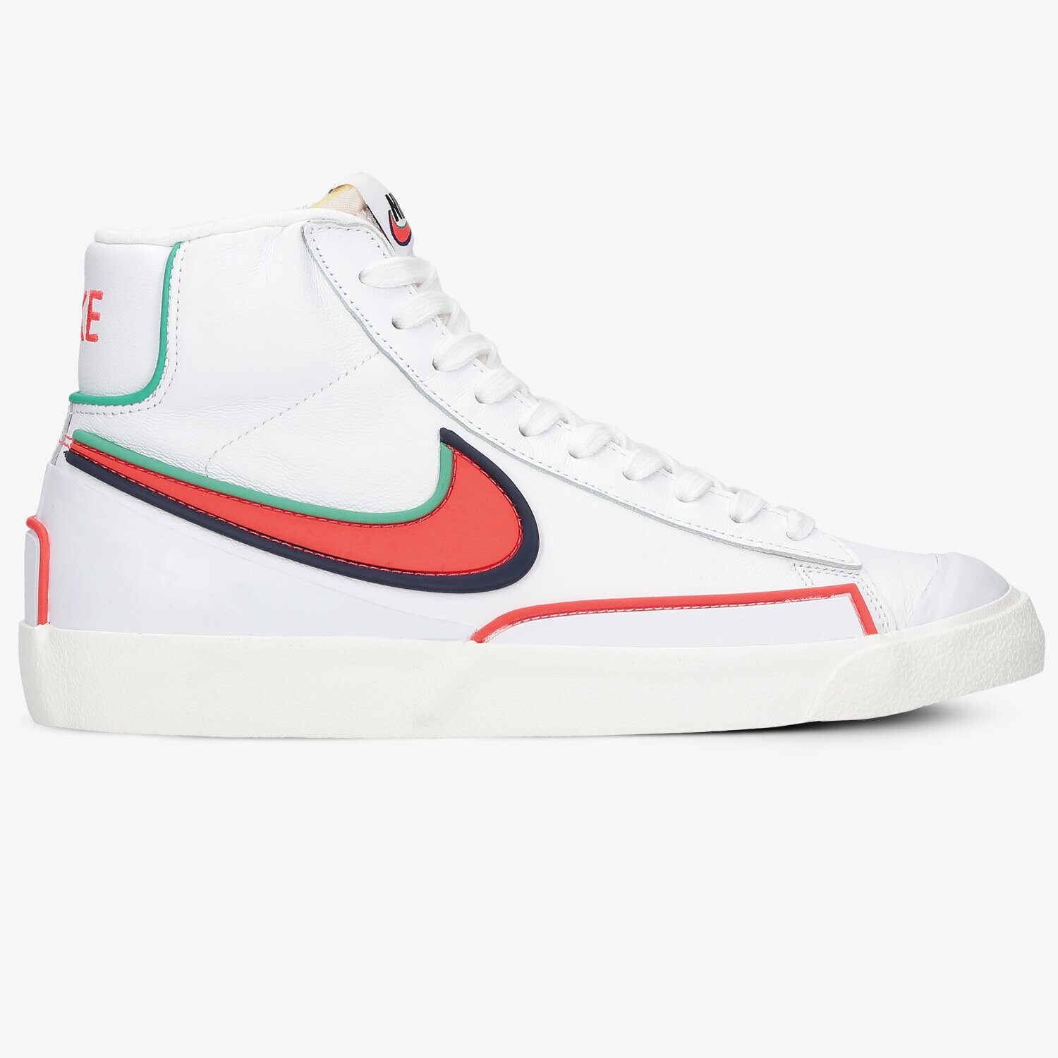 Barbați pantofi sport NIKE BLAZER MID '77 INFINITE DA7233-102 Alb