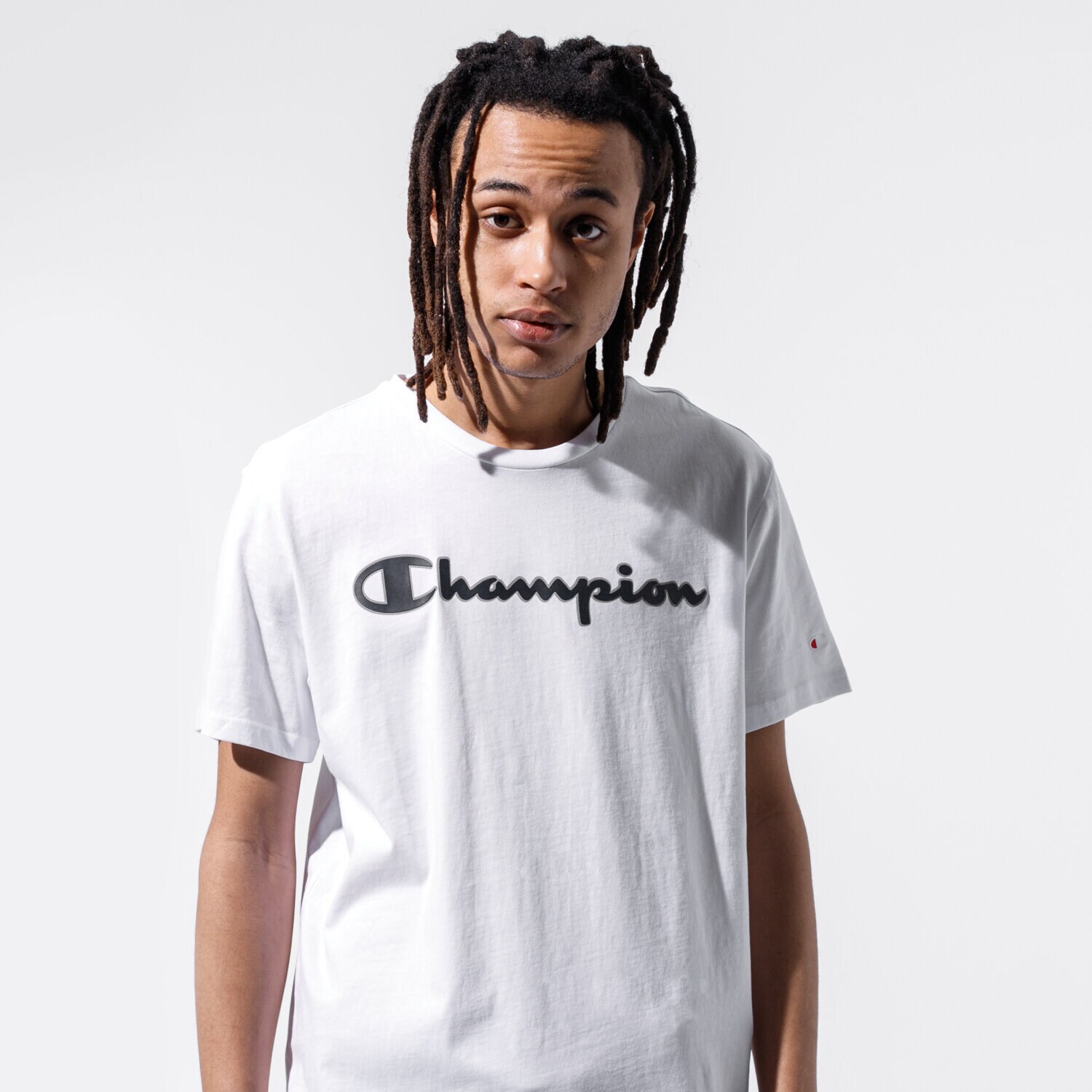 Bărbați tricou CHAMPION TRICOU LOGO TEE 215280WW001 Alb