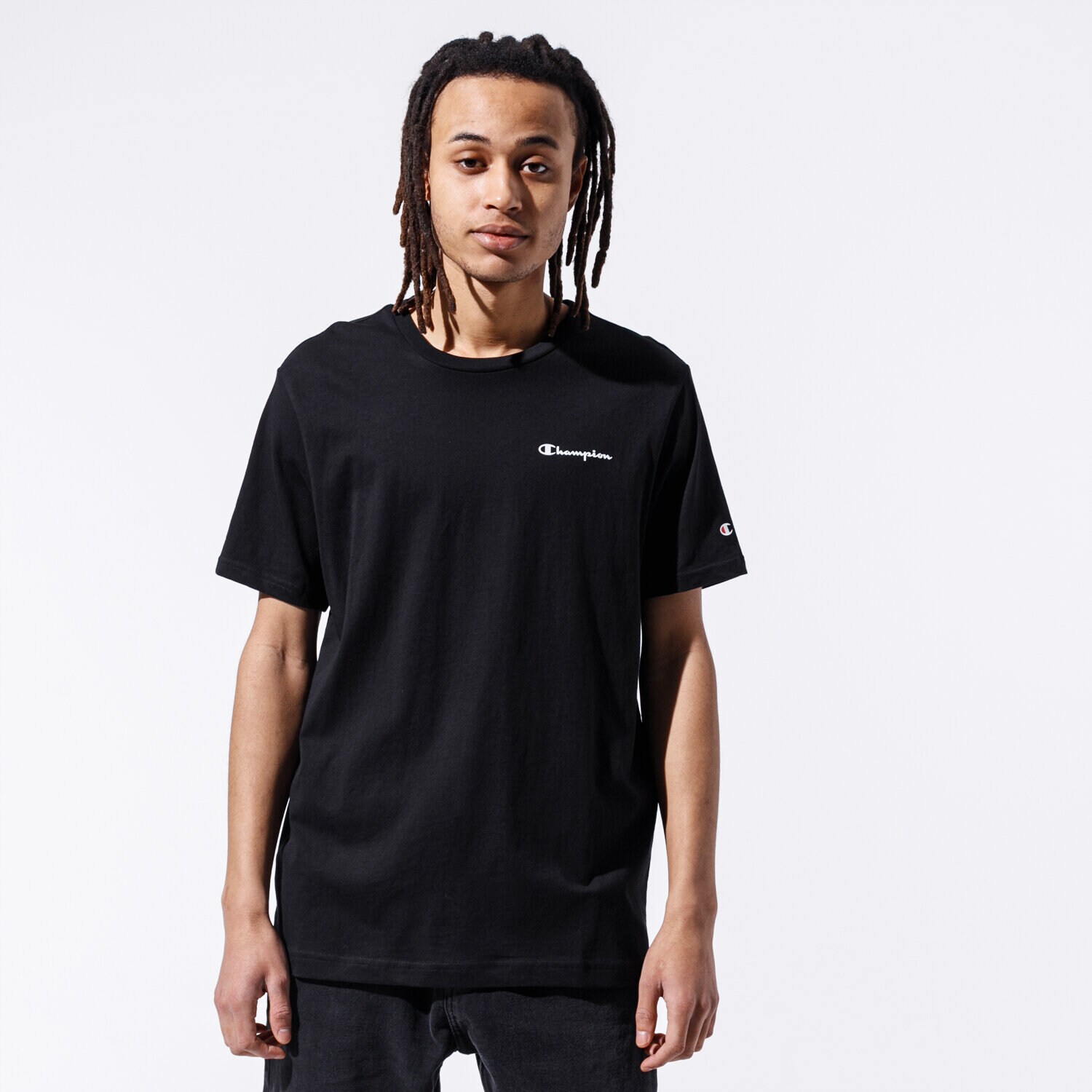 Bărbați tricou CHAMPION TRICOU BASIC TEE 214534KK001 Negru