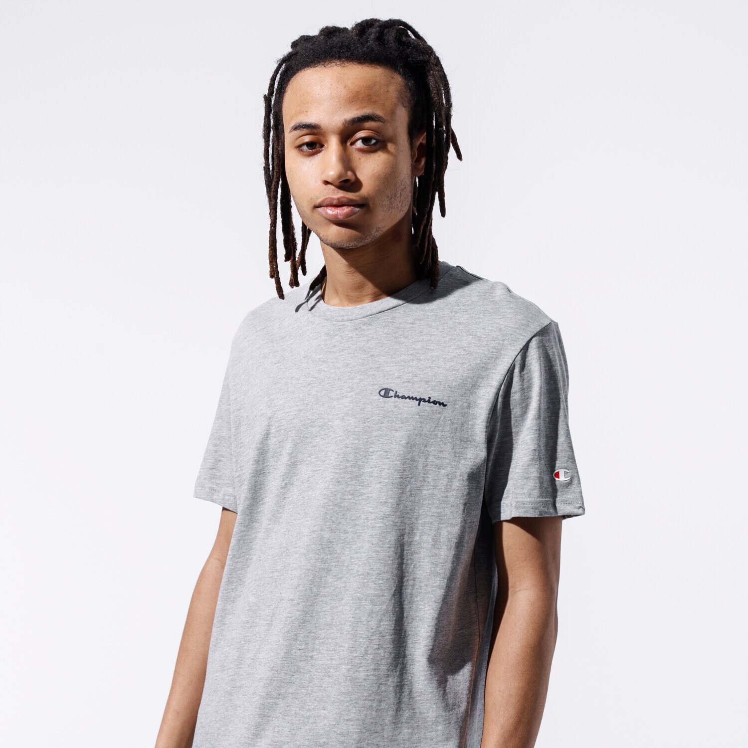 Bărbați tricou CHAMPION TRICOU BASIC TEE 214534EM006 Gri