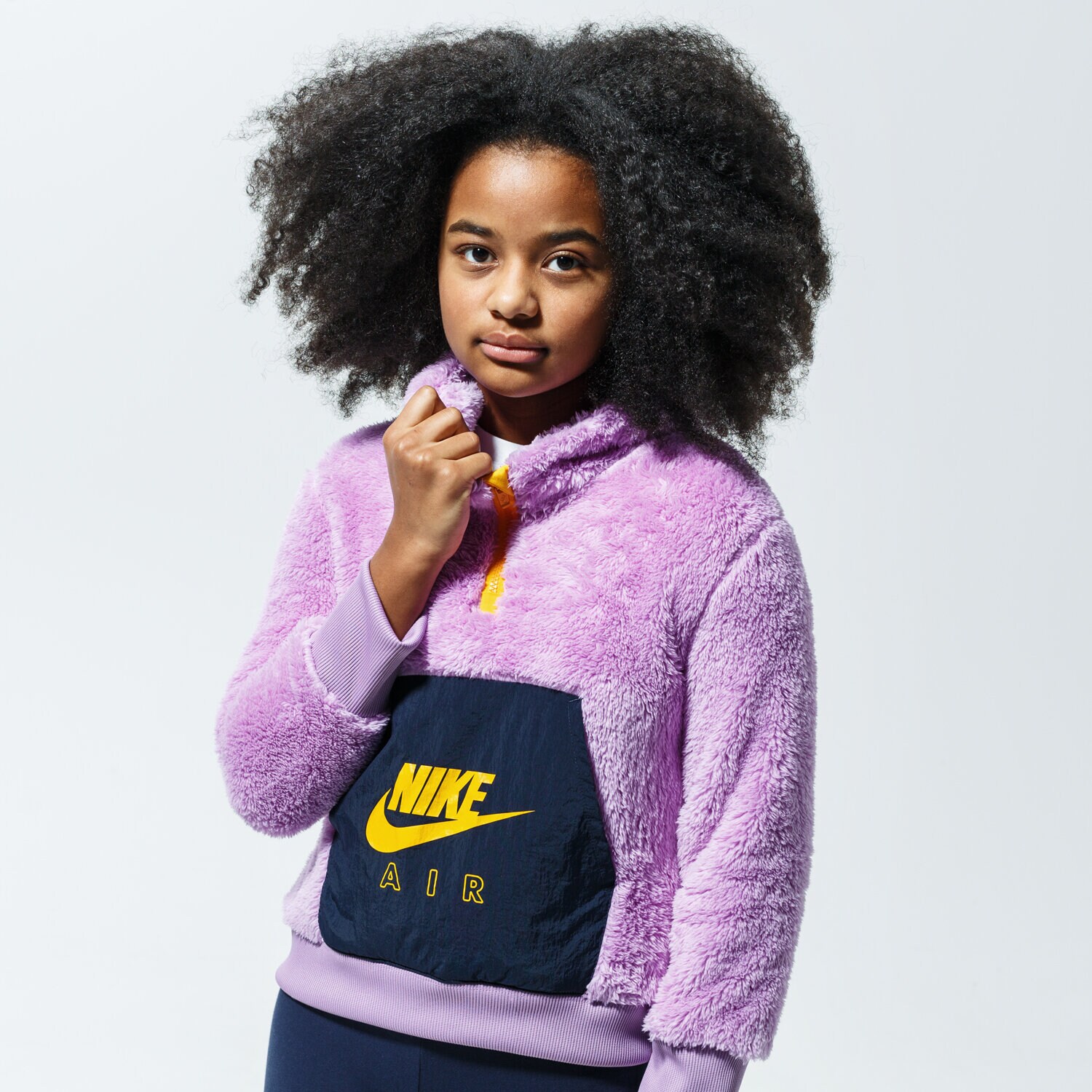 Copii bluză NIKE POLAR AIR CU8550-589 Violet