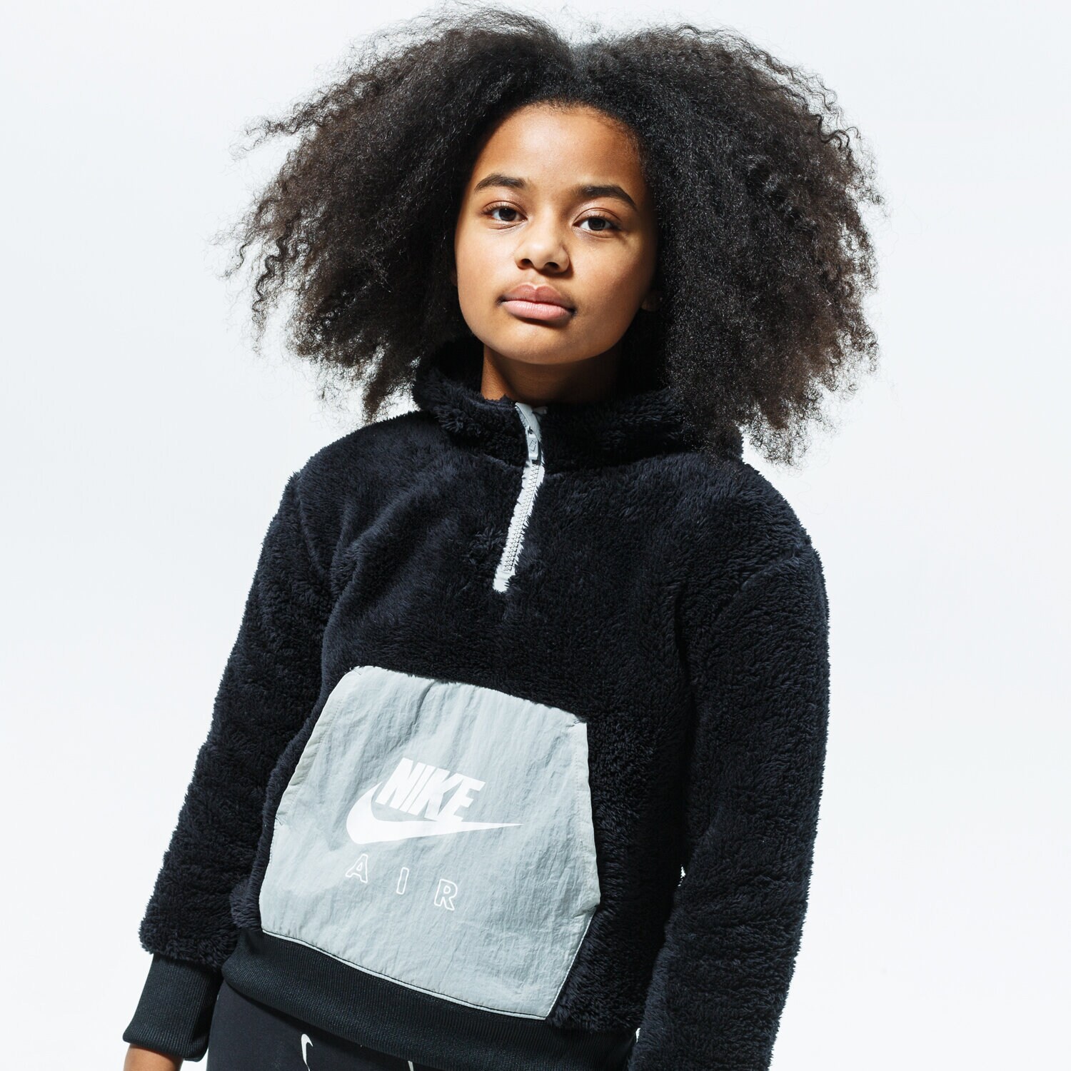 Copii bluză NIKE POLAR AIR CU8550-010 Negru