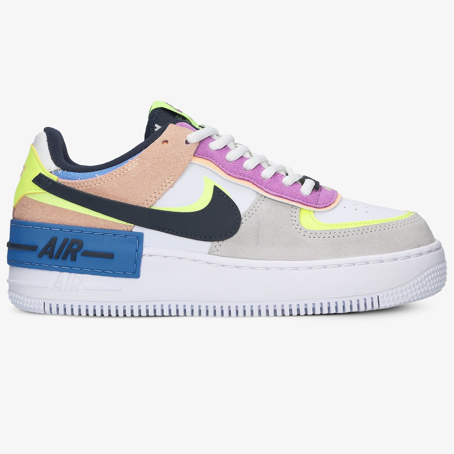 Femei pantofi sport NIKE AIR FORCE 1 SHADOW CU8591-001 Mulicolor