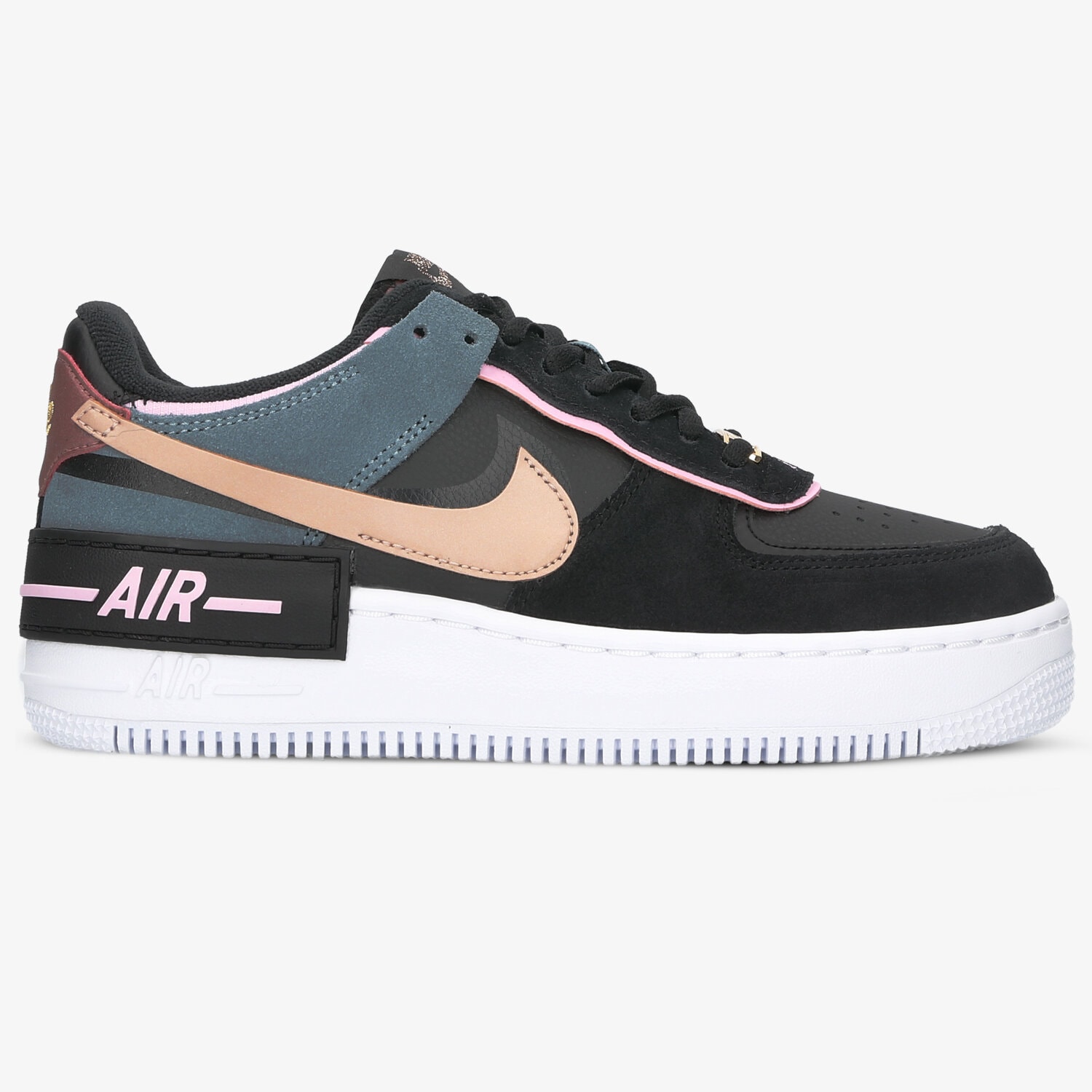 Femei pantofi sport NIKE AIR FORCE 1 SHADOW  CU5315-001 Mulicolor