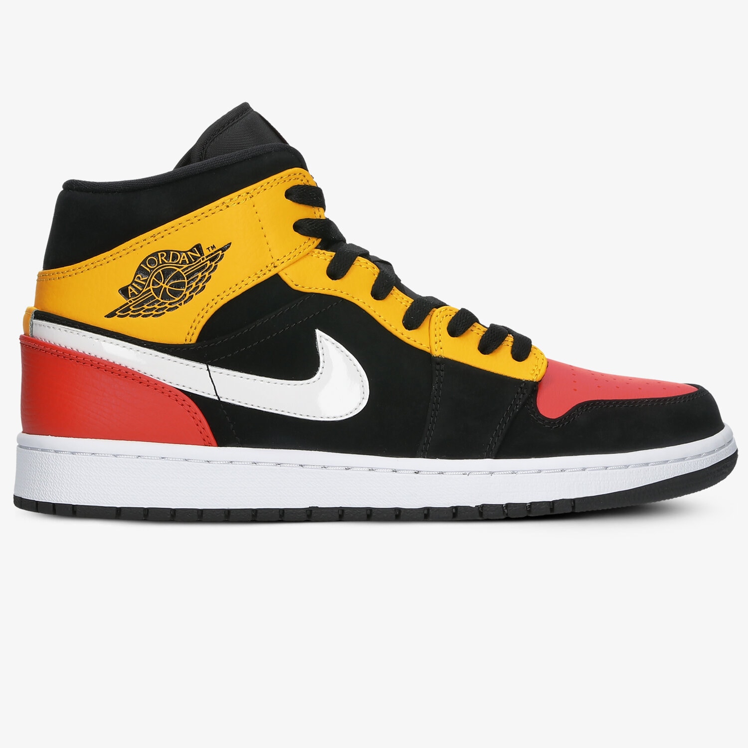 Barbați pantofi sport AIR JORDAN 1 MID SE 852542-087 Negru