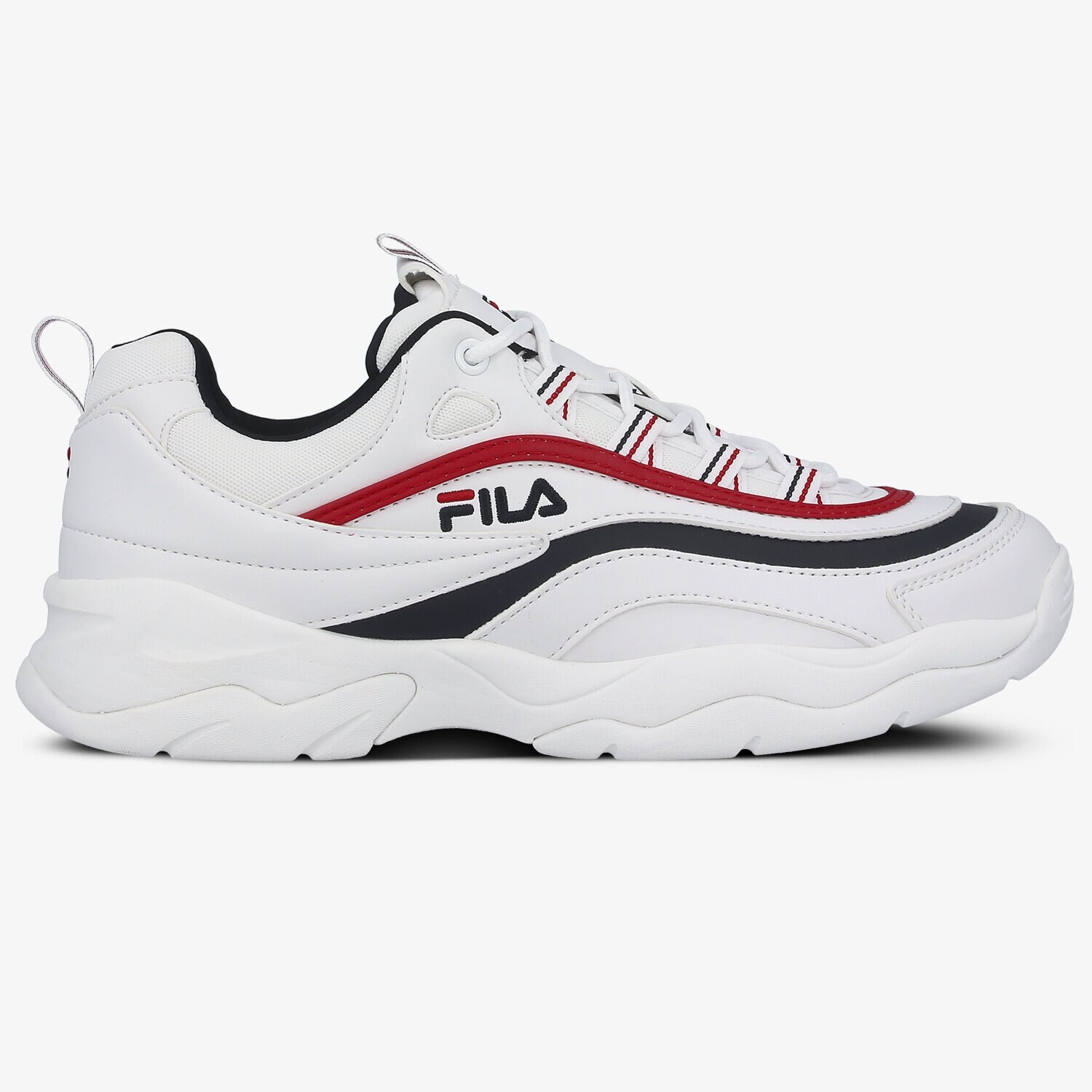 Barbați pantofi sport FILA RAY LOW 1010561150 Alb