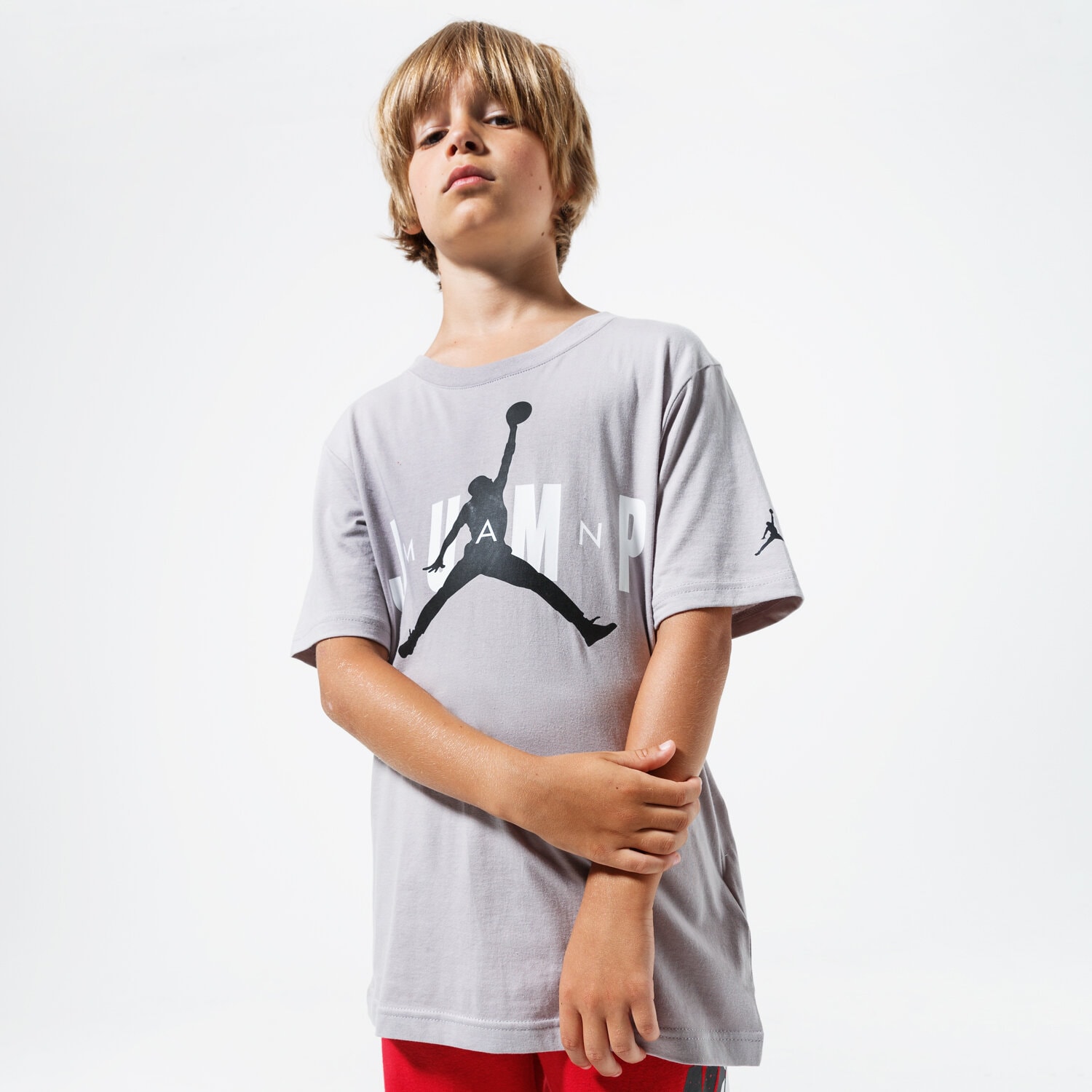 Copii tricou JORDAN TRICOU JDB MJ SS CREW 2 TEE 956869-G4R-EH Gri