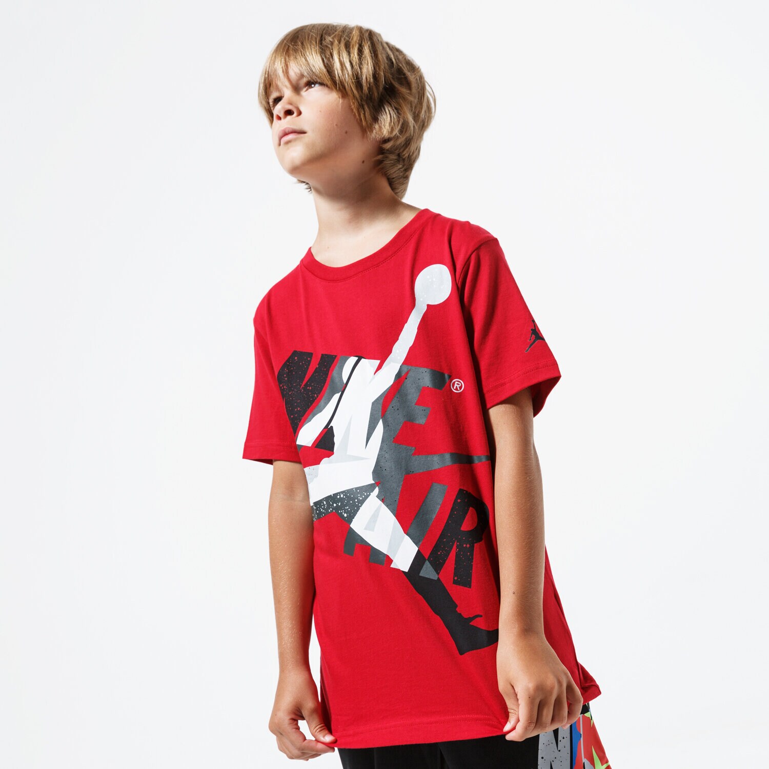 Copii tricou JORDAN TRICOU JUMPMAN OS CLASSIC GRAPHIC 956901-R78-EH Roșu