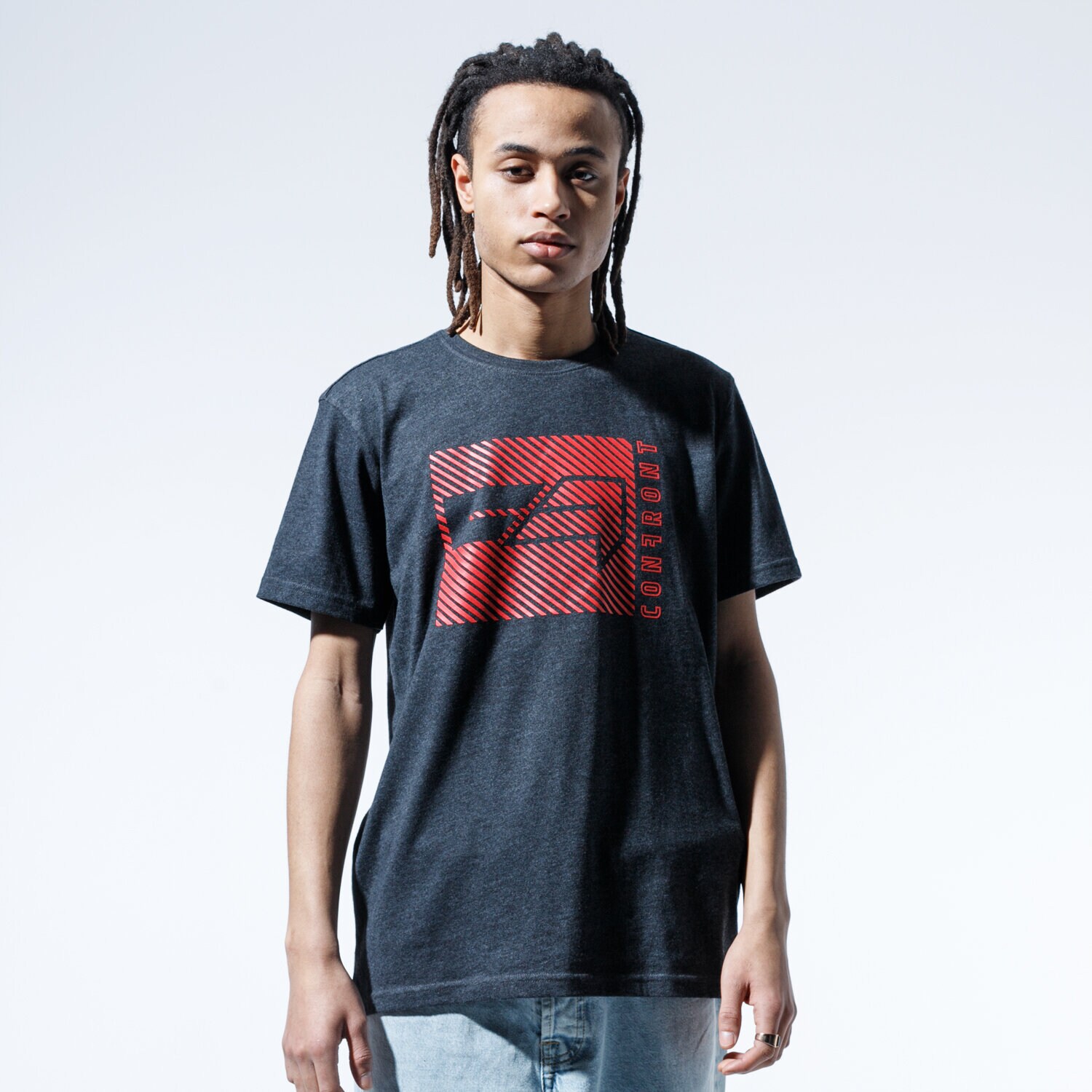 Bărbați tricou CONFRONT TRICOU MARTELL CF120TSM57001 Gri