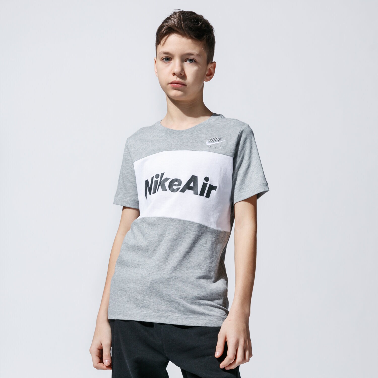 Copii tricou NIKE TRICOU B NSW AIR TEE SS CV2211-063 Gri