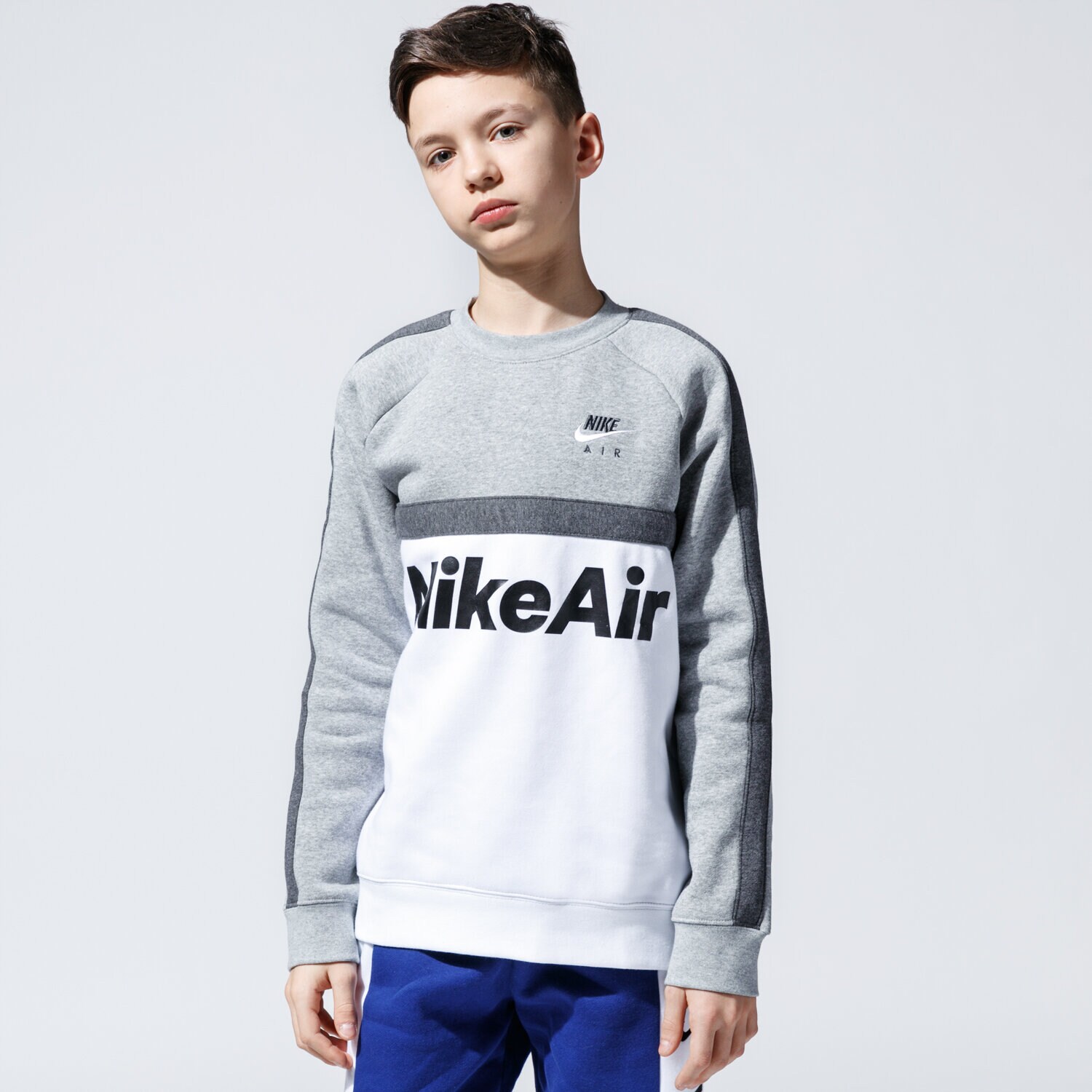 Copii bluză NIKE BLUZĂ AIR CJ7850-063 Gri