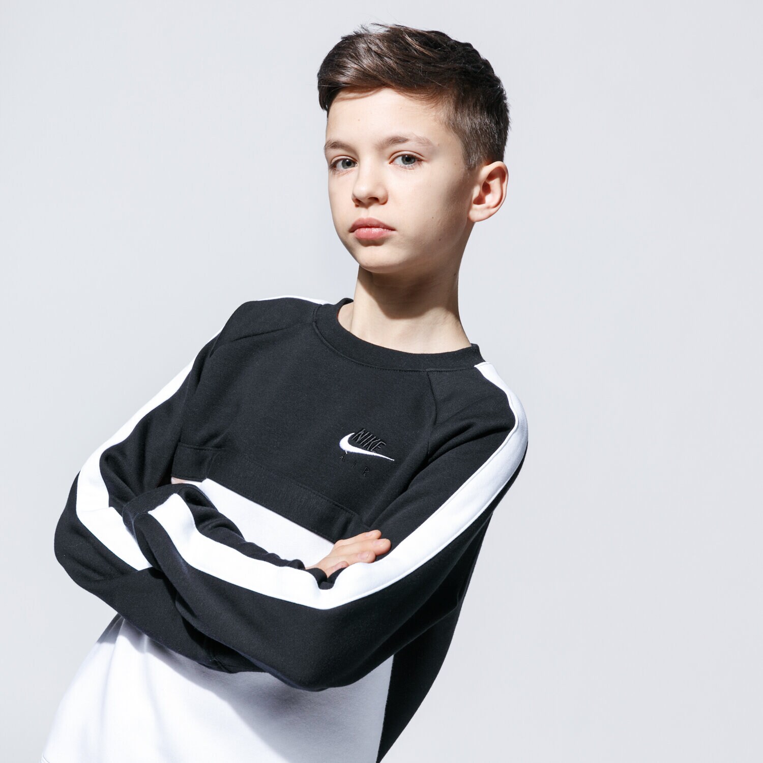 Copii bluză NIKE BLUZĂ AIR CJ7850-010 Negru