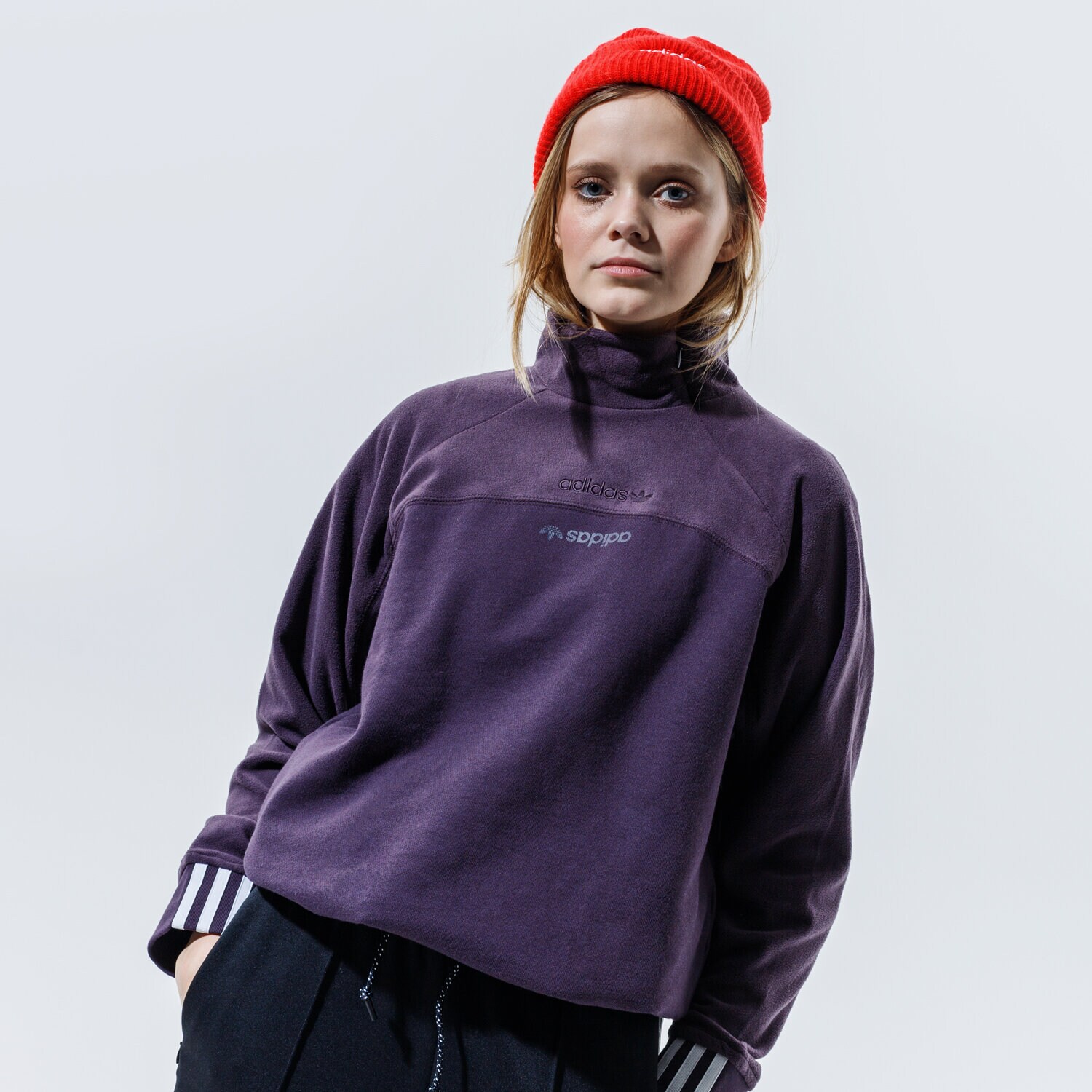 Femei bluză ADIDAS BLUZĂ SWEATSHIRT GD3885 Violet