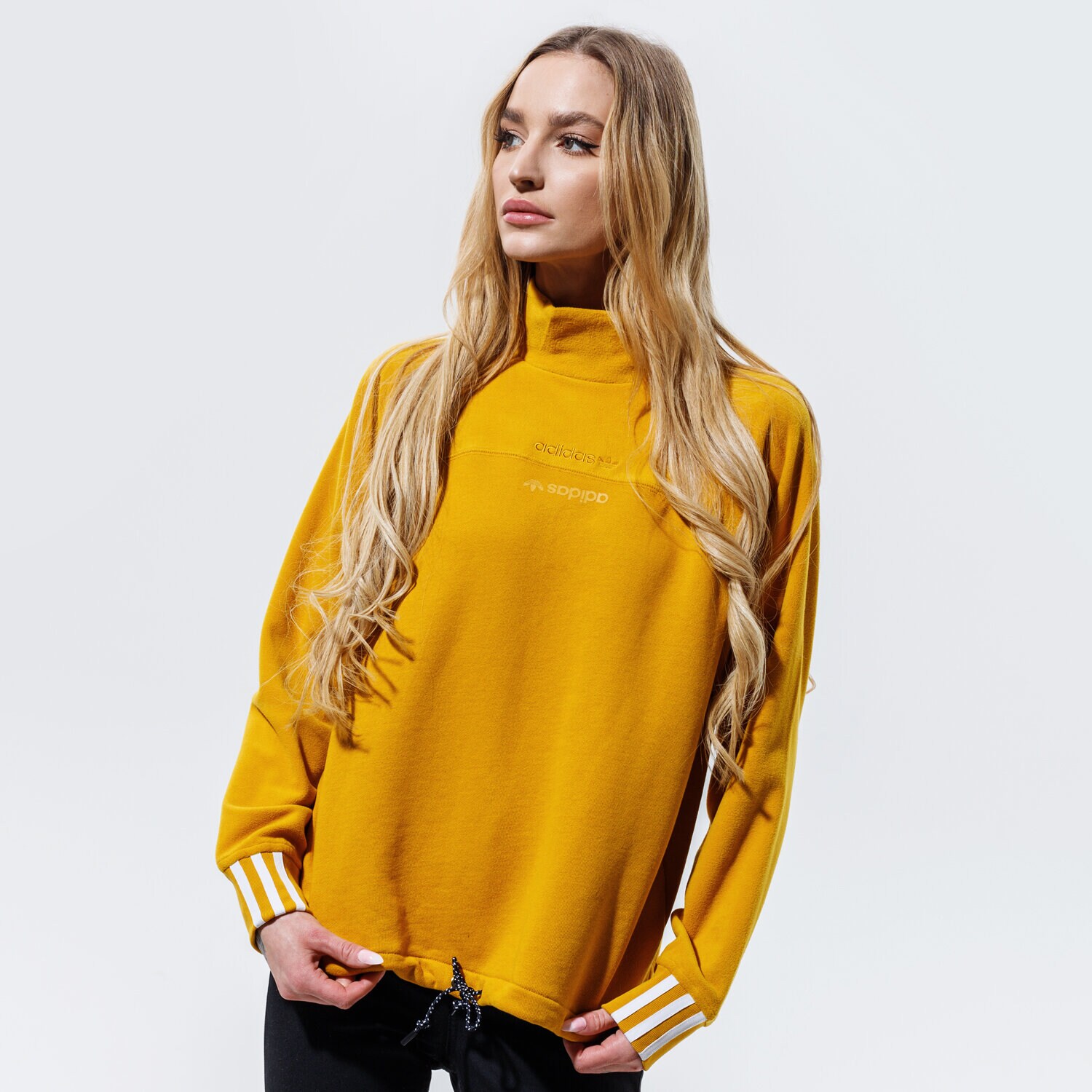 Femei bluză ADIDAS BLUZĂ SWEATSHIRT GD3884 Galben Muștar