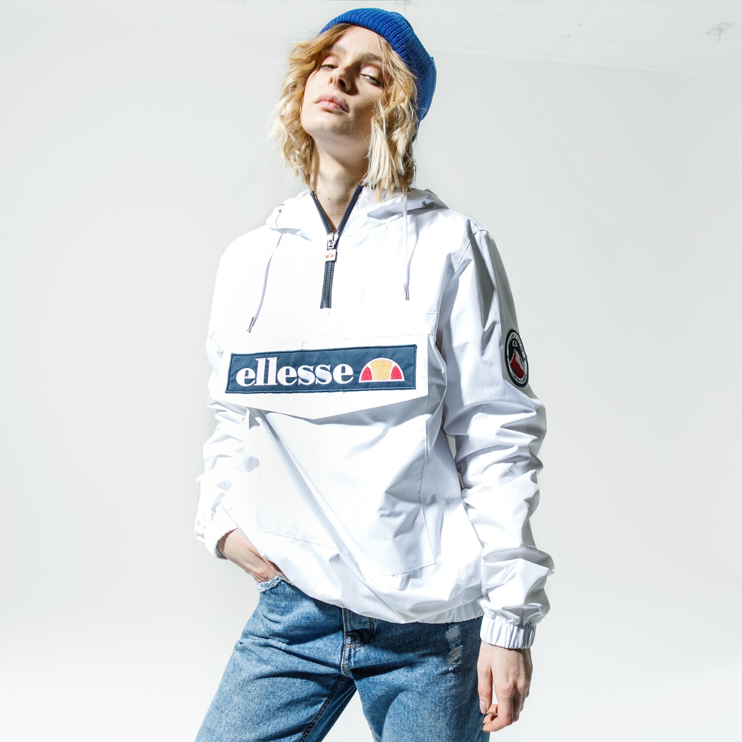 Femei jachetă ELLESSE JACHETĂ MONTEZ SGE09429WHITE Alb