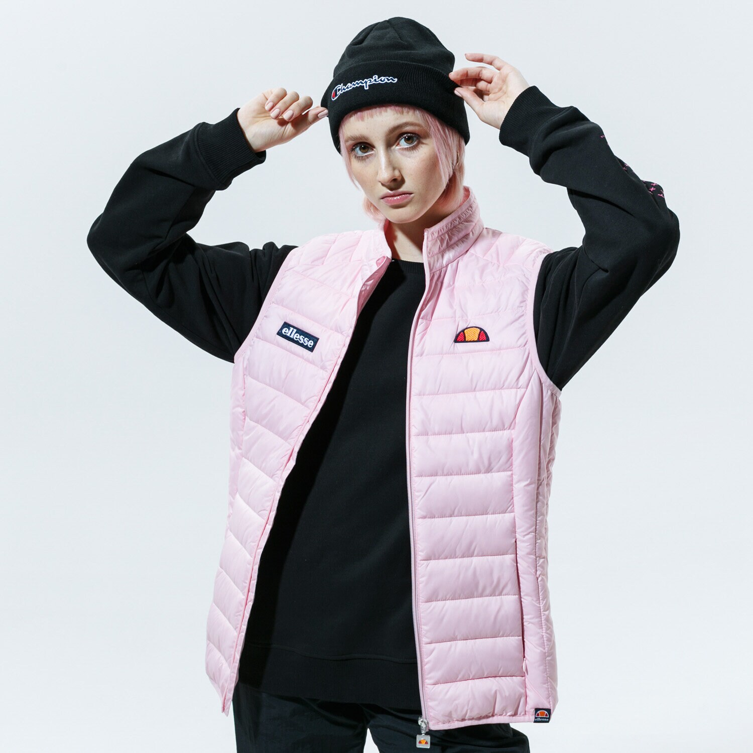 Femei veste ELLESSE VESTĂ BARIA SGS09000PINK Roz