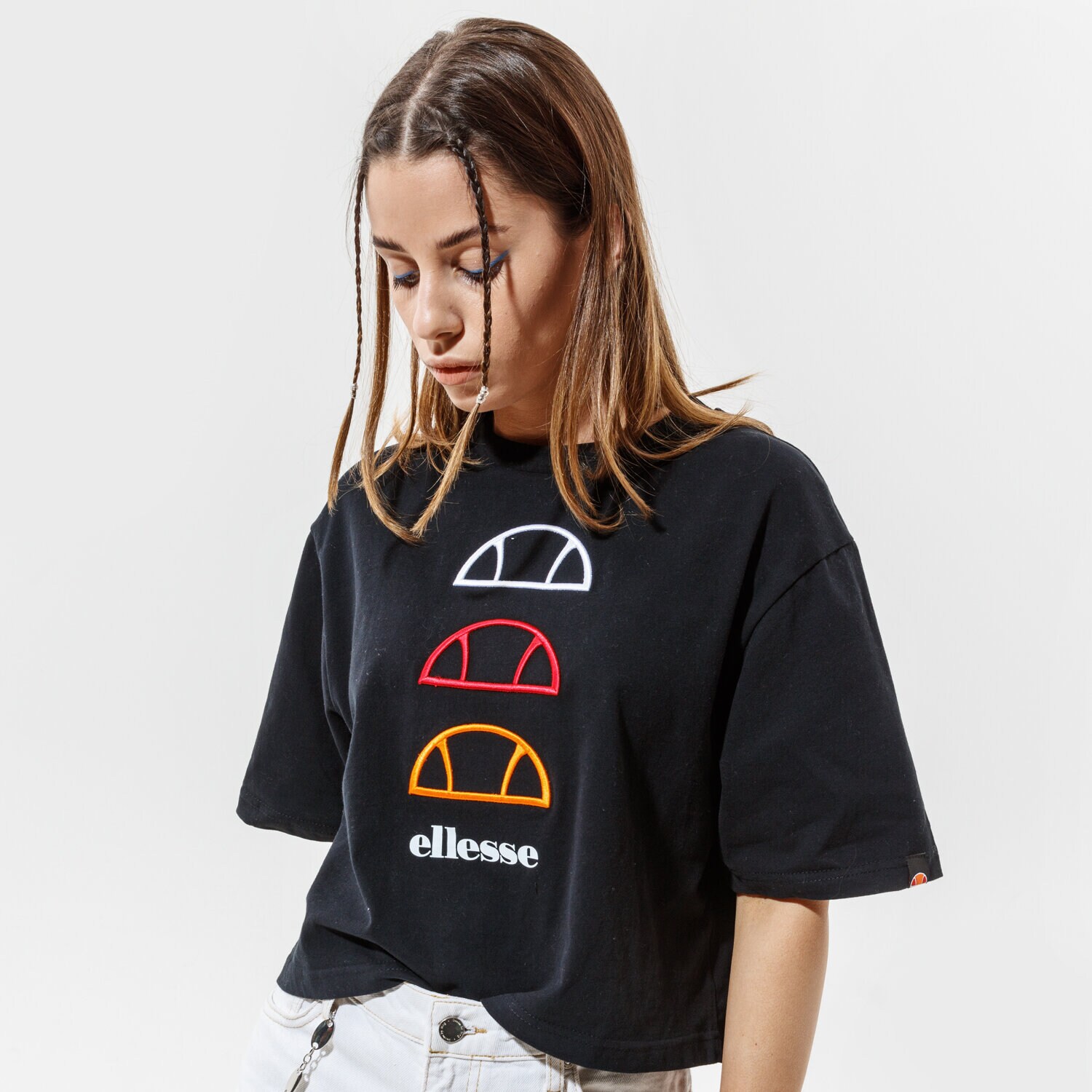 Femei tricou ELLESSE TRICOU DEWAY SGG09814BLACK Negru