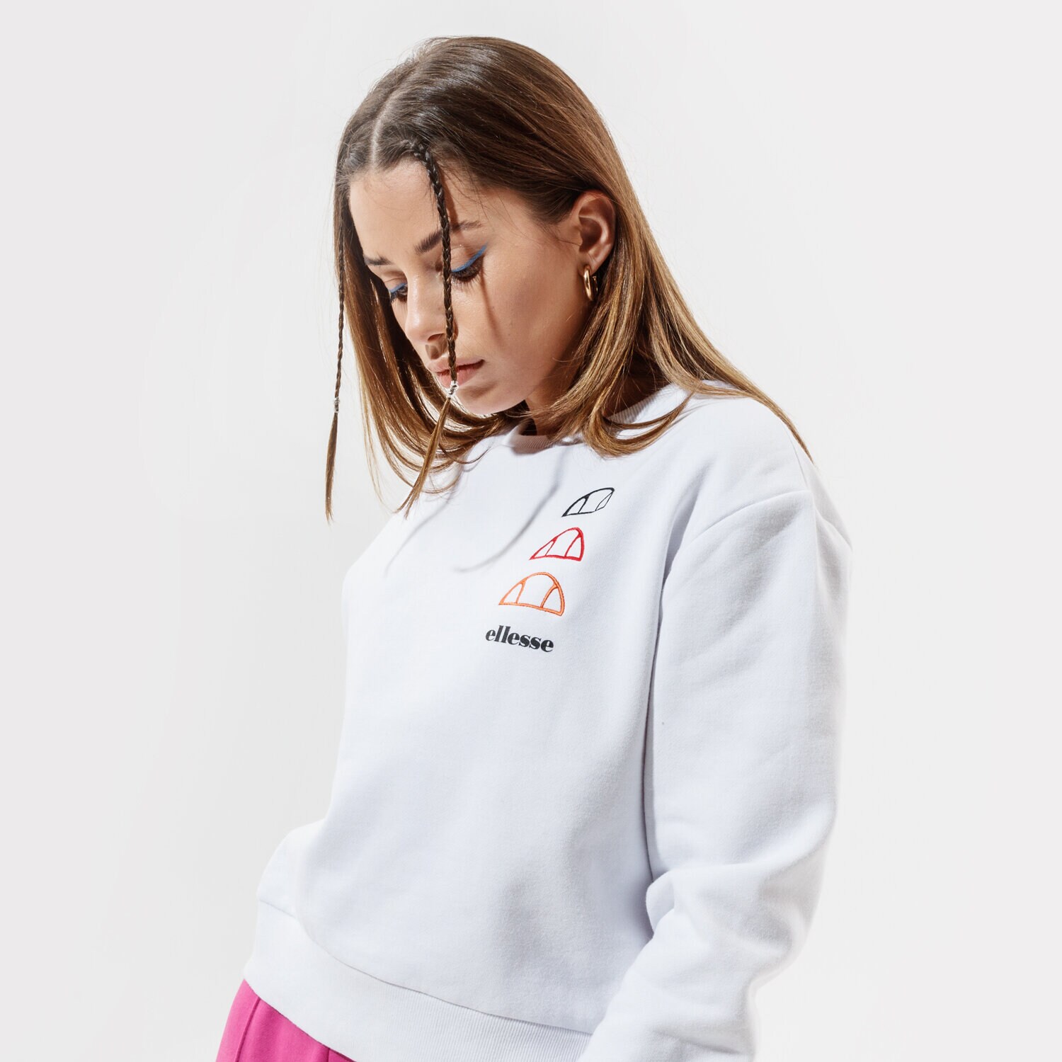 Femei bluză ELLESSE BLUZĂ GLENATO SGG09815WHITE Alb