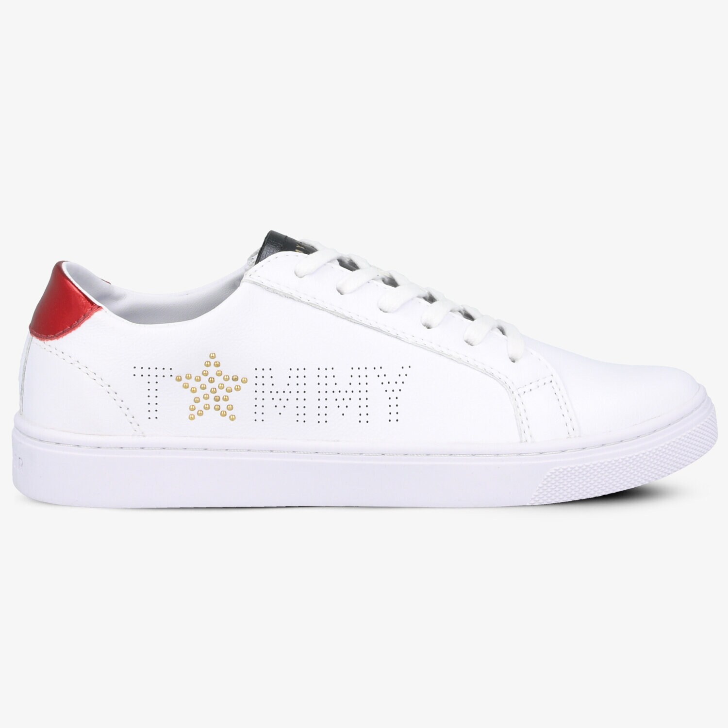 Femei teniși TOMMY HILFIGER TOMMY STAR METALLIC SNEAKER FW0FW02349020 Alb