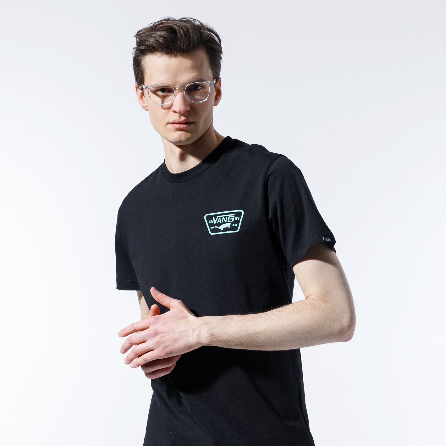 Bărbați tricou VANS TRICOU FULL PATCH BACK SS VN0A3H5KYLO1 Negru