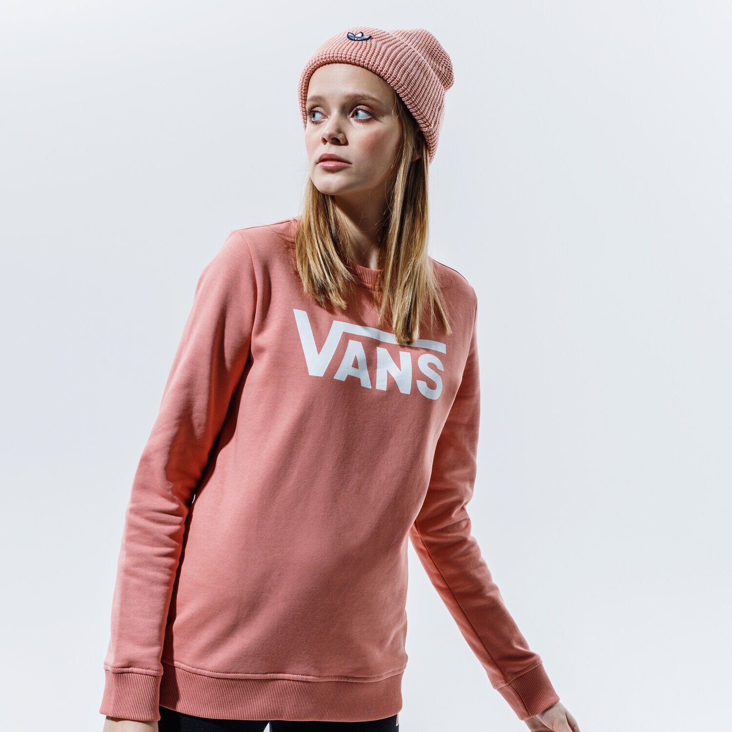 Femei bluză VANS BLUZĂ CLASSIC V CREW VN0A4S97ZLS1 Roz