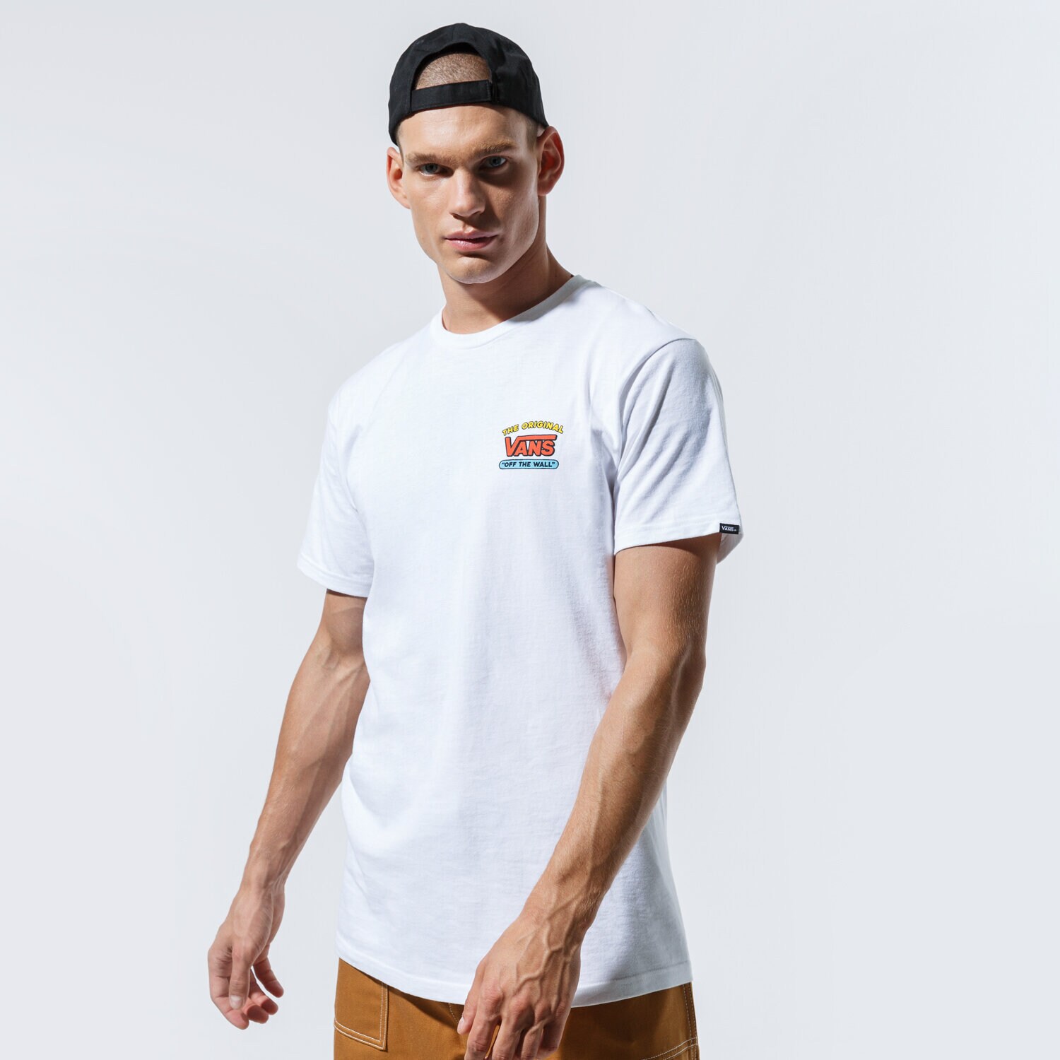 Bărbați tricou VANS TRICOU VANS X THE SIMPSONS FAMILY SS VN0A4RTOZZZ Alb