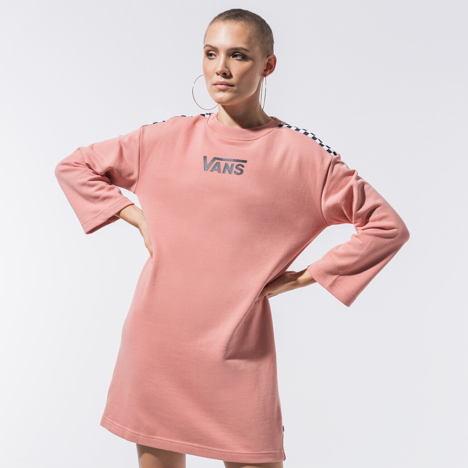 Femei rochii și fuste VANS ROCHIE CHROMO II TRENINGS VN0A47YGZLS1 Roz