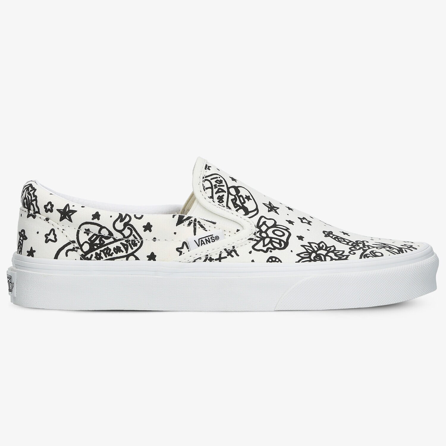 Femei teniși VANS UA CLASSIC SLIP-ON VN0A4BV31IU1 Alb