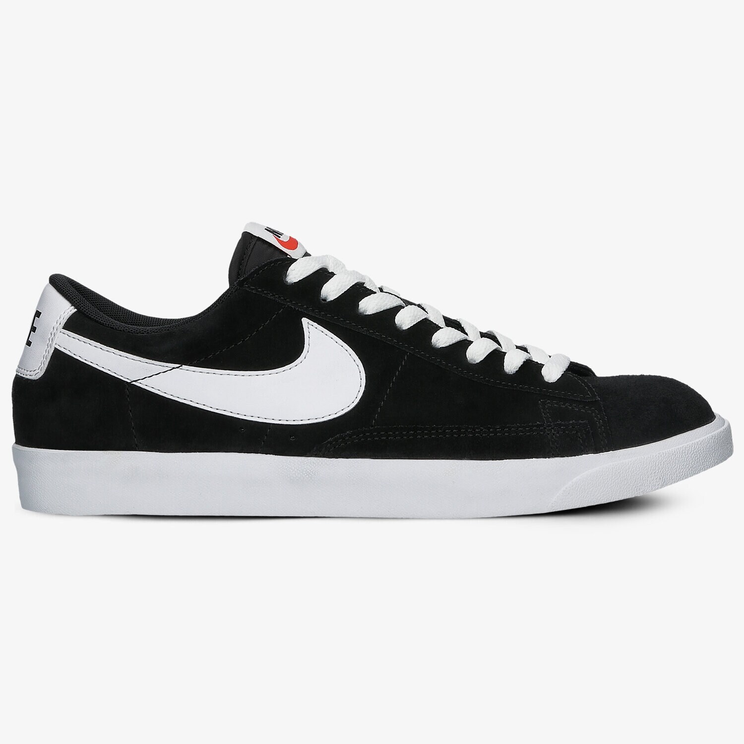 Barbați pantofi sport NIKE BLAZER LOW PREMIUM VINTAGE SUEDE 538402-004 Negru