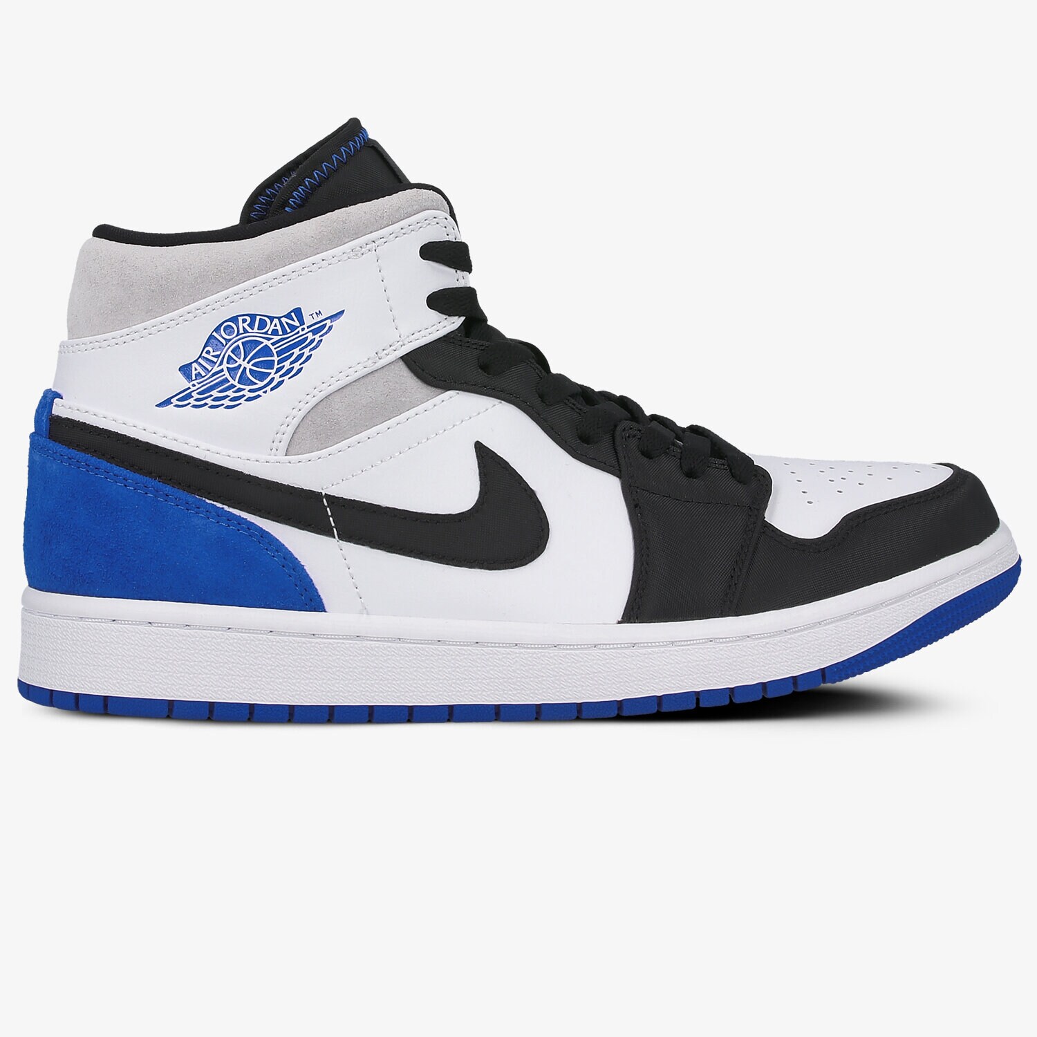 Barbați pantofi sport AIR JORDAN 1 MID 852542-102 Alb