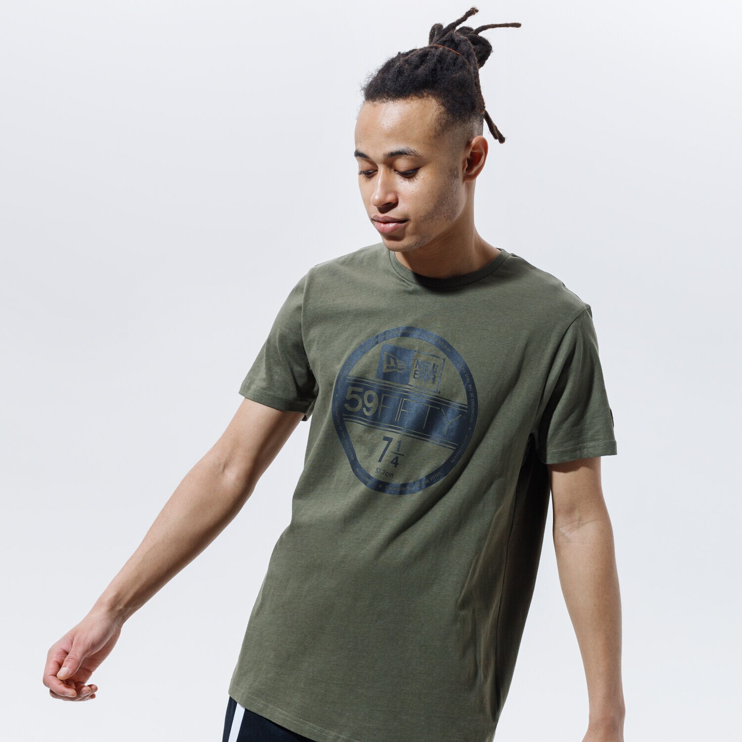Bărbați tricou NEW ERA TRICOU VISOR STICKER TEE OLV TEE PROGRAM 12506364 Kaki
