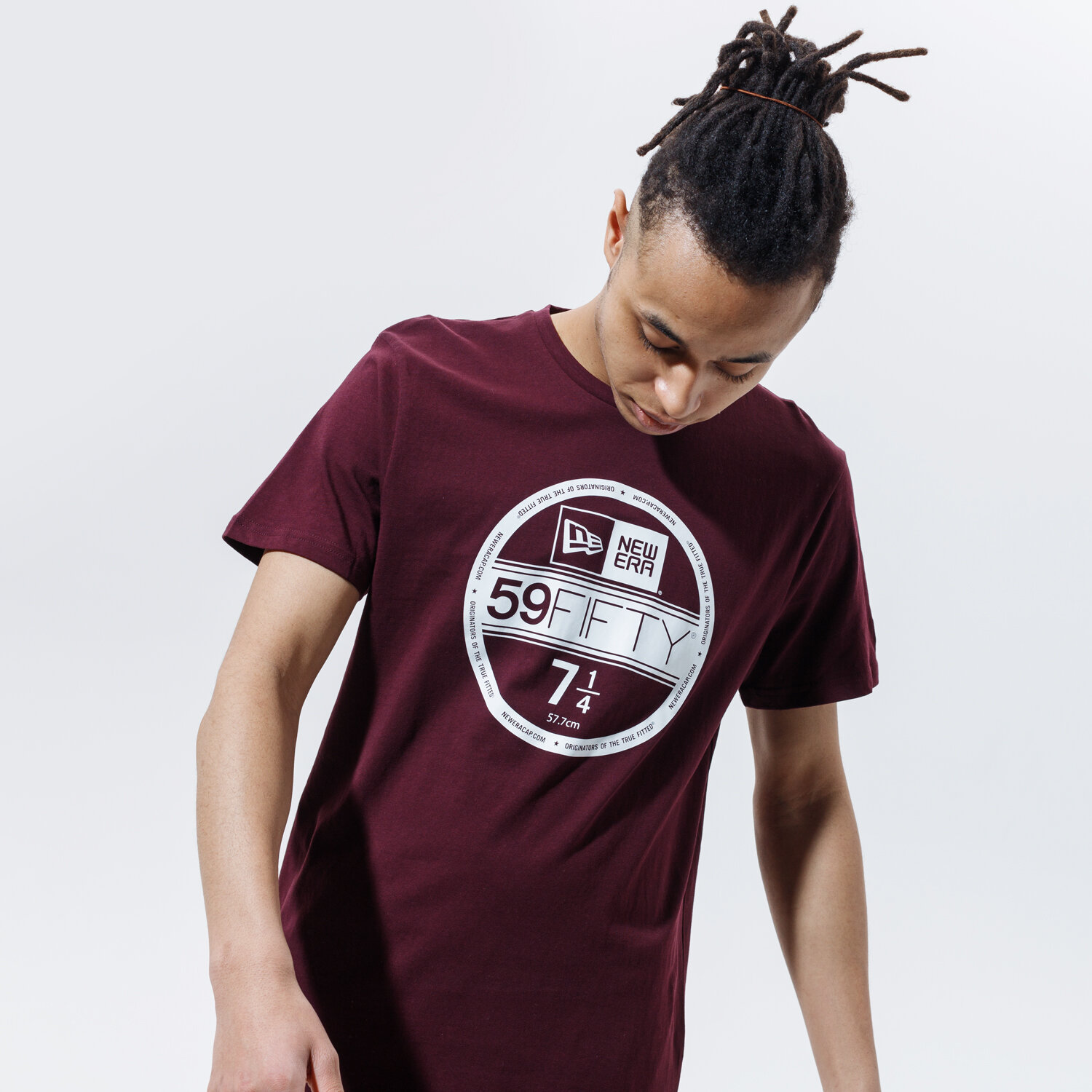 Bărbați tricou NEW ERA TRICOU VISOR STICKER TEE MRN TEE PROGRAM 12506365 Bordo