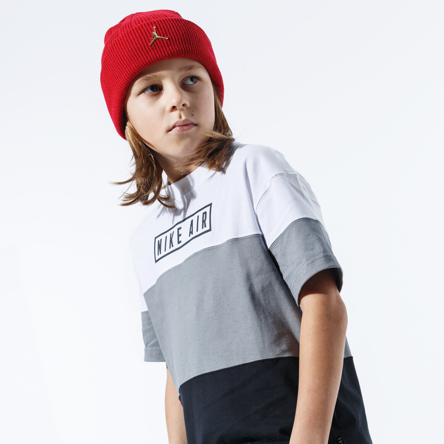 Copii tricou NIKE TRICOU B NIKE AIR TOP SS BV3599-010 Negru