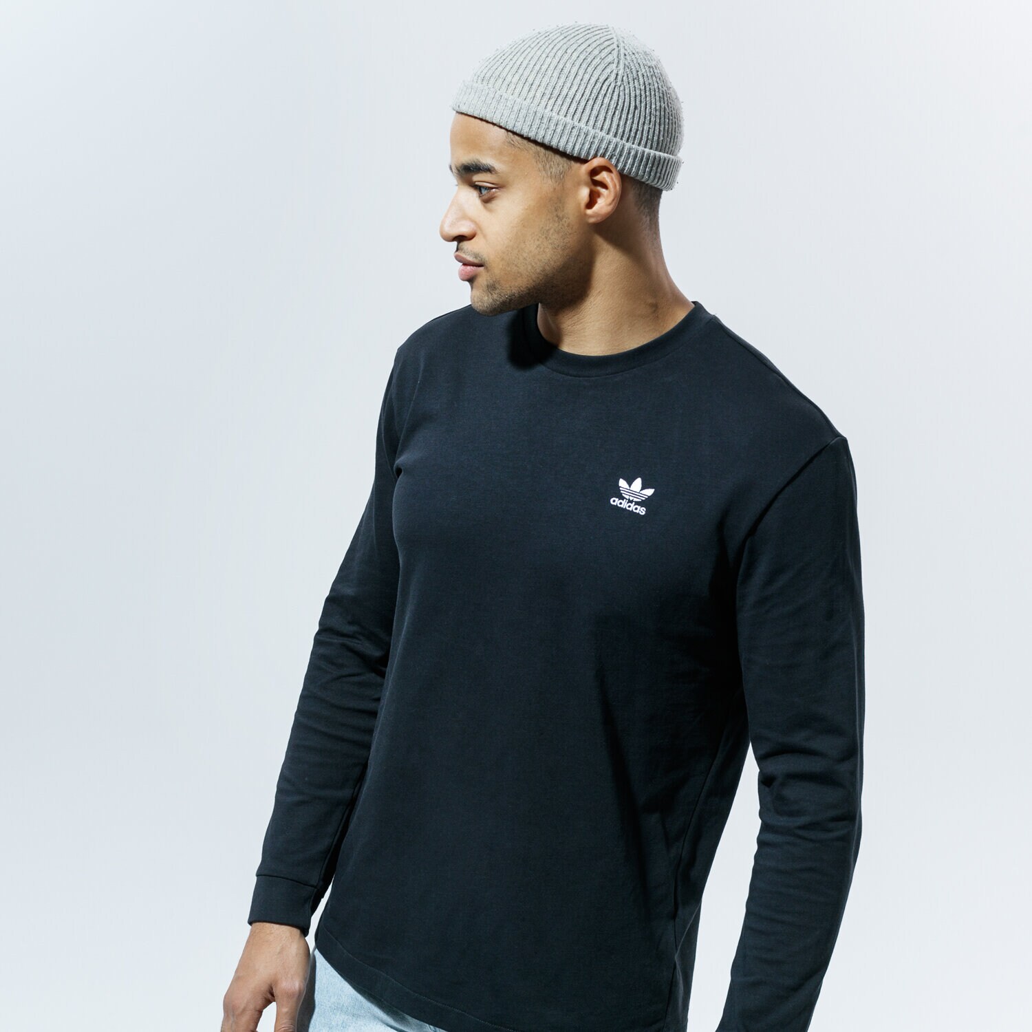 Bărbați tricou ADIDAS TRICOU B+F TRFL LS TEE GE0859 Negru