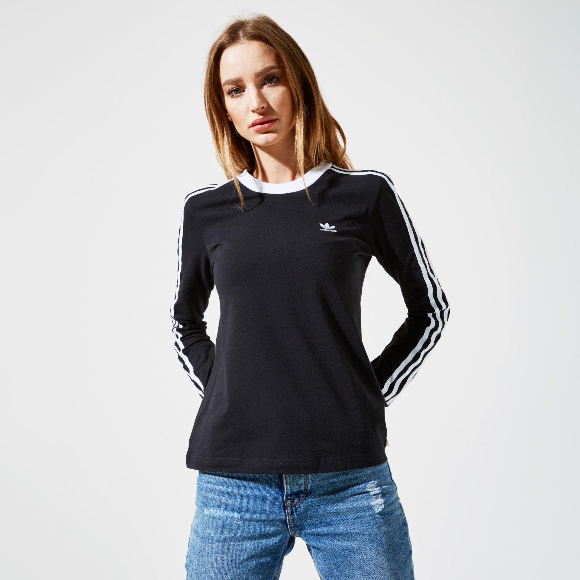 Femei tricou ADIDAS TRICOU 3 STR LS FM3301 Negru