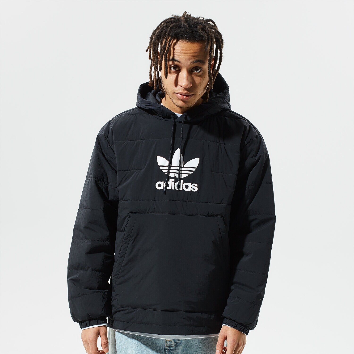 Bărbați eacă de iarnă ADIDAS JACHETĂ DE IARNĂ LW OH TF HOODY GE1283 Negru