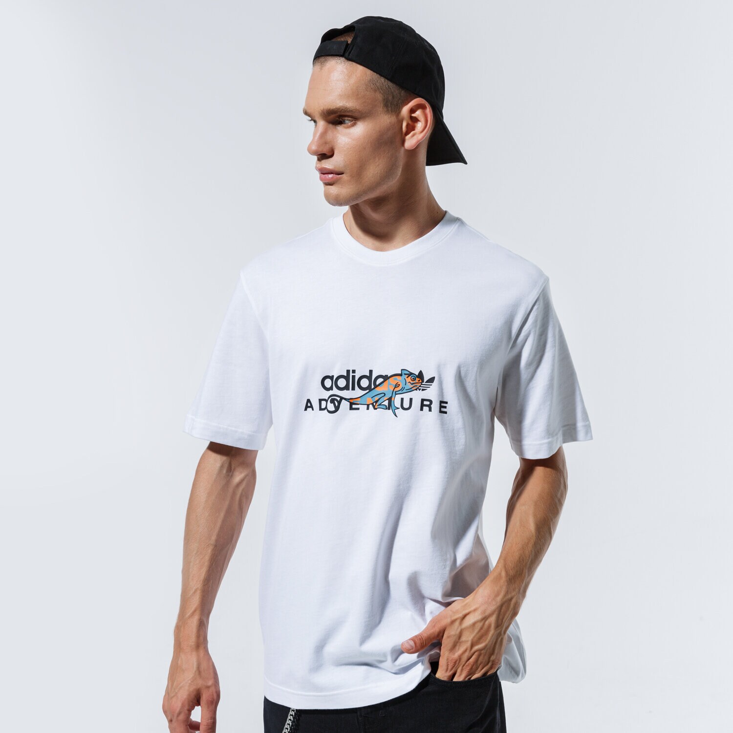 Bărbați tricou ADIDAS TRICOU ADV GRAPHIC TEE GD5609 Alb