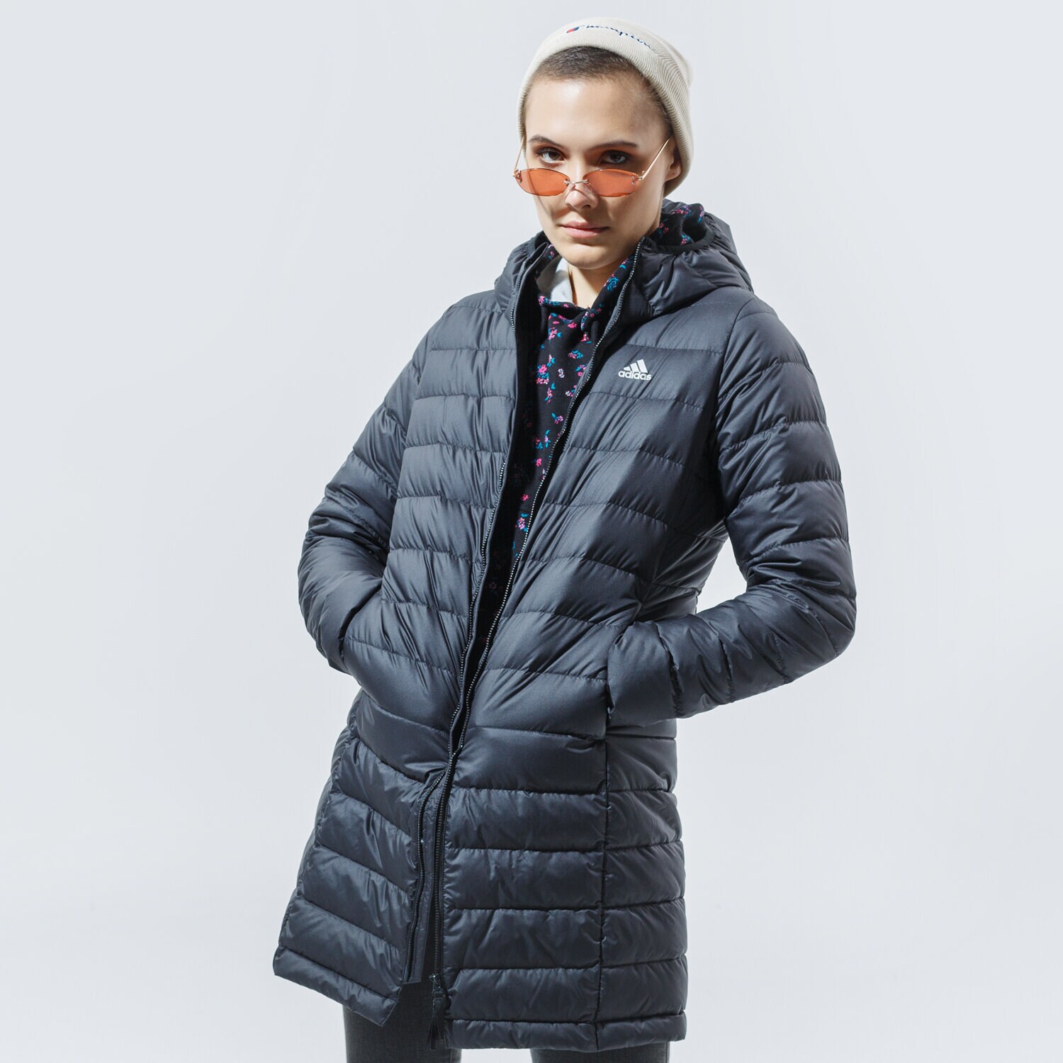 Femei geacă de iarnă ADIDAS JACHETĂ DE IARNĂ W TODOWN COAT FT2588 Negru