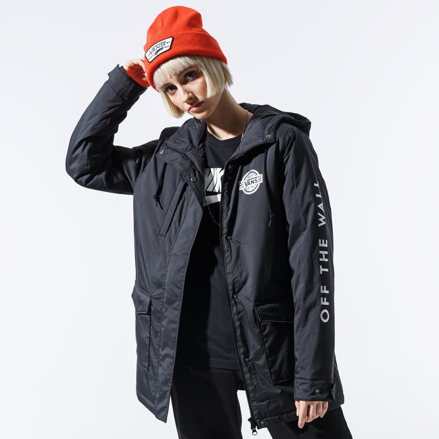 Femei geacă de iarnă VANS JACHETĂ MAD AIR JACKET MTE VN0A4BFRBLK1 Negru