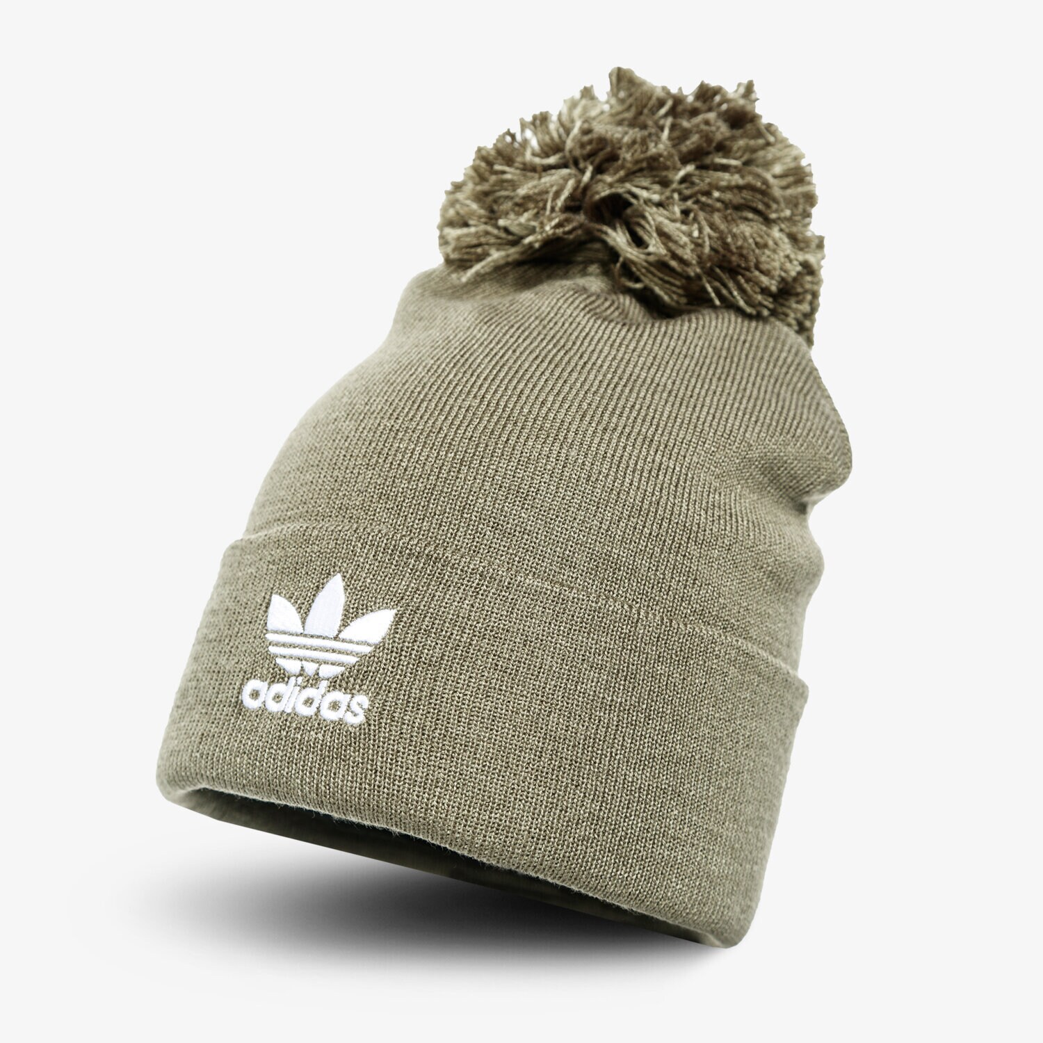 Copii căciulă ADIDAS CACIULA DE IARNĂ AC BOBBLE KNIT GL7482 Kaki