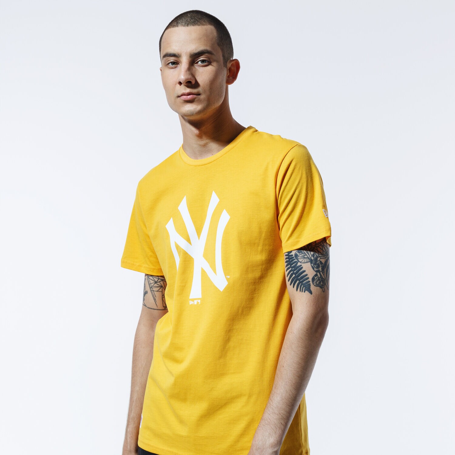 Bărbați tricou NEW ERA TRICOU MLB SEASONAL TEAM LOGO TEE NEYYAN AGD 12369830 Galben