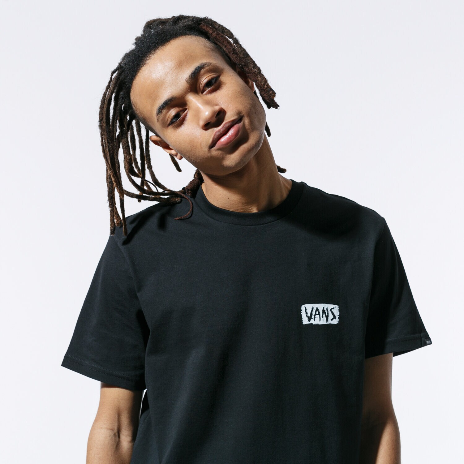 Bărbați tricou VANS TRICOU SCRATCHED VANS SS VN0A49KRBLK1 Negru