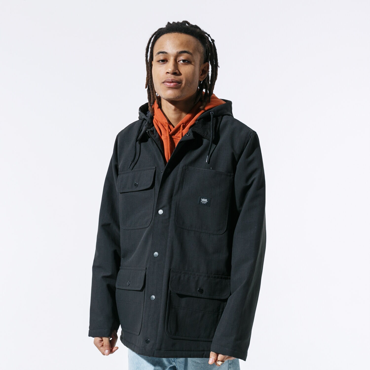 Bărbați eacă de iarnă VANS JACHETĂ DRILL CHORE COAT MTE VN0A45APBLK1 Negru