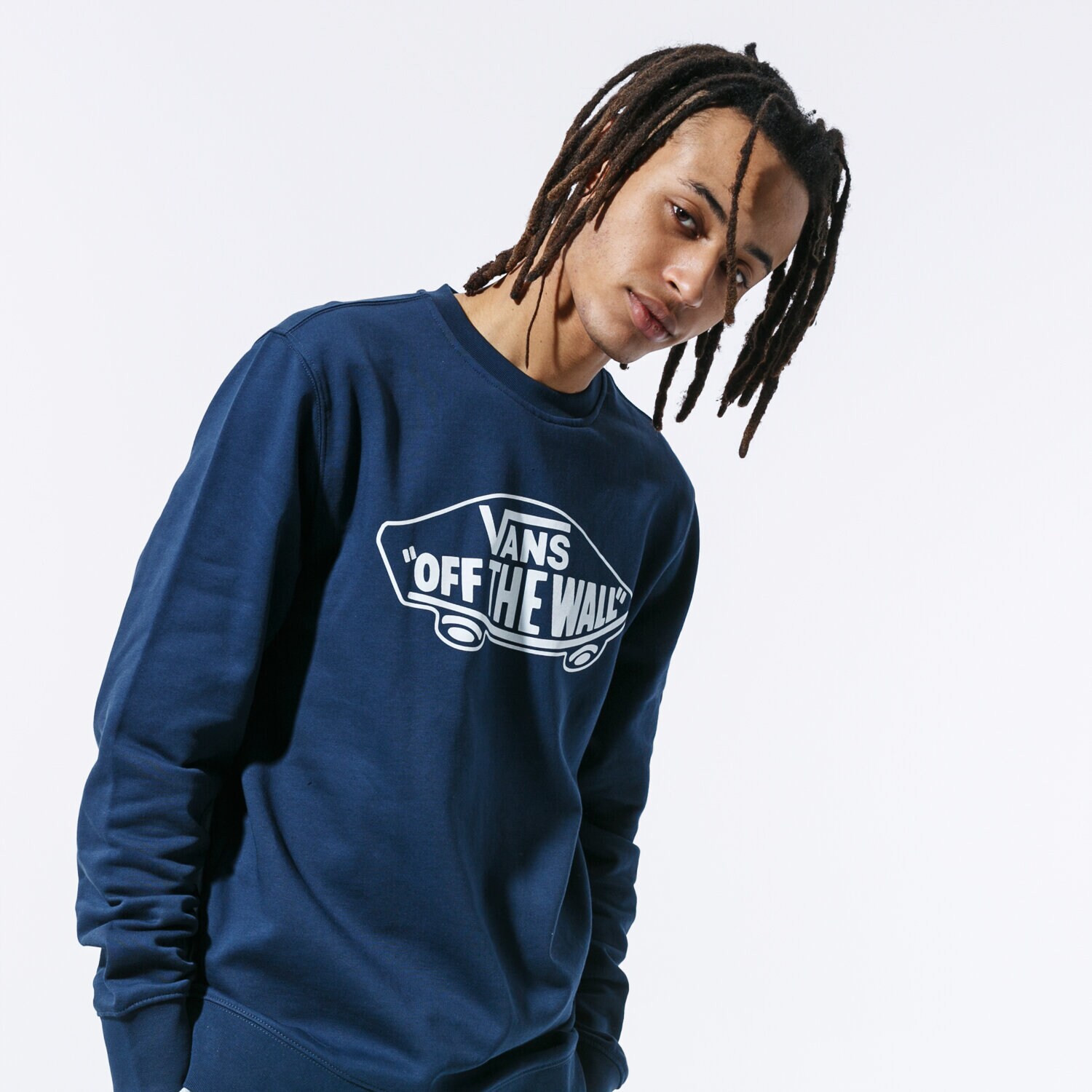 Bărbați bluză VANS BLUZĂ OTW CREW II VN0A45CMLKZ1 Bleumarin