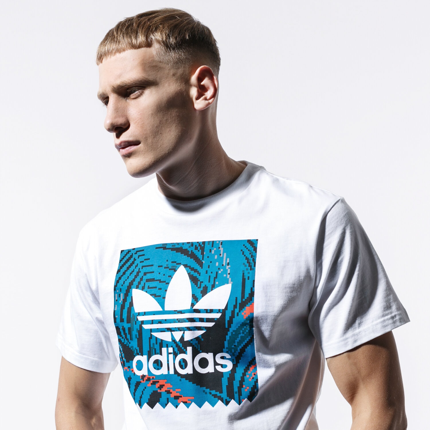 Bărbați tricou ADIDAS TRICOU SS BB PRINT TEE 2 EC7361 Alb